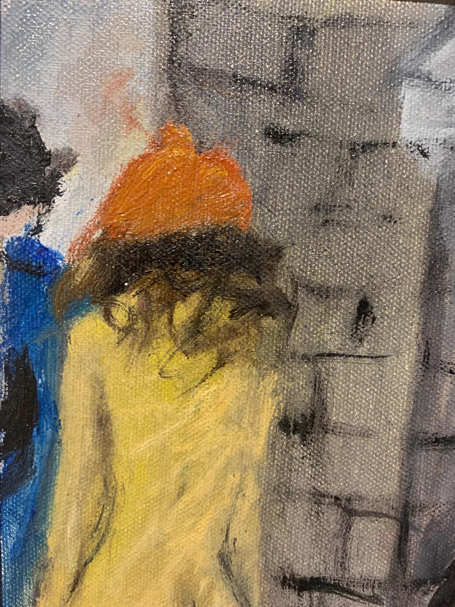 By Rose By Bruno Paoli - Figurative Painting For Sale 4