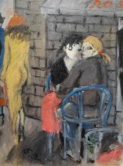 Bruno Paoli - By Rose By Bruno Paoli - Figurative Painting By Rose By Bruno Paoli - Figurative Painting