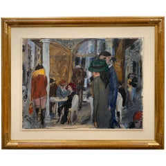 Café By Bruno Paoli - Figurative Painting