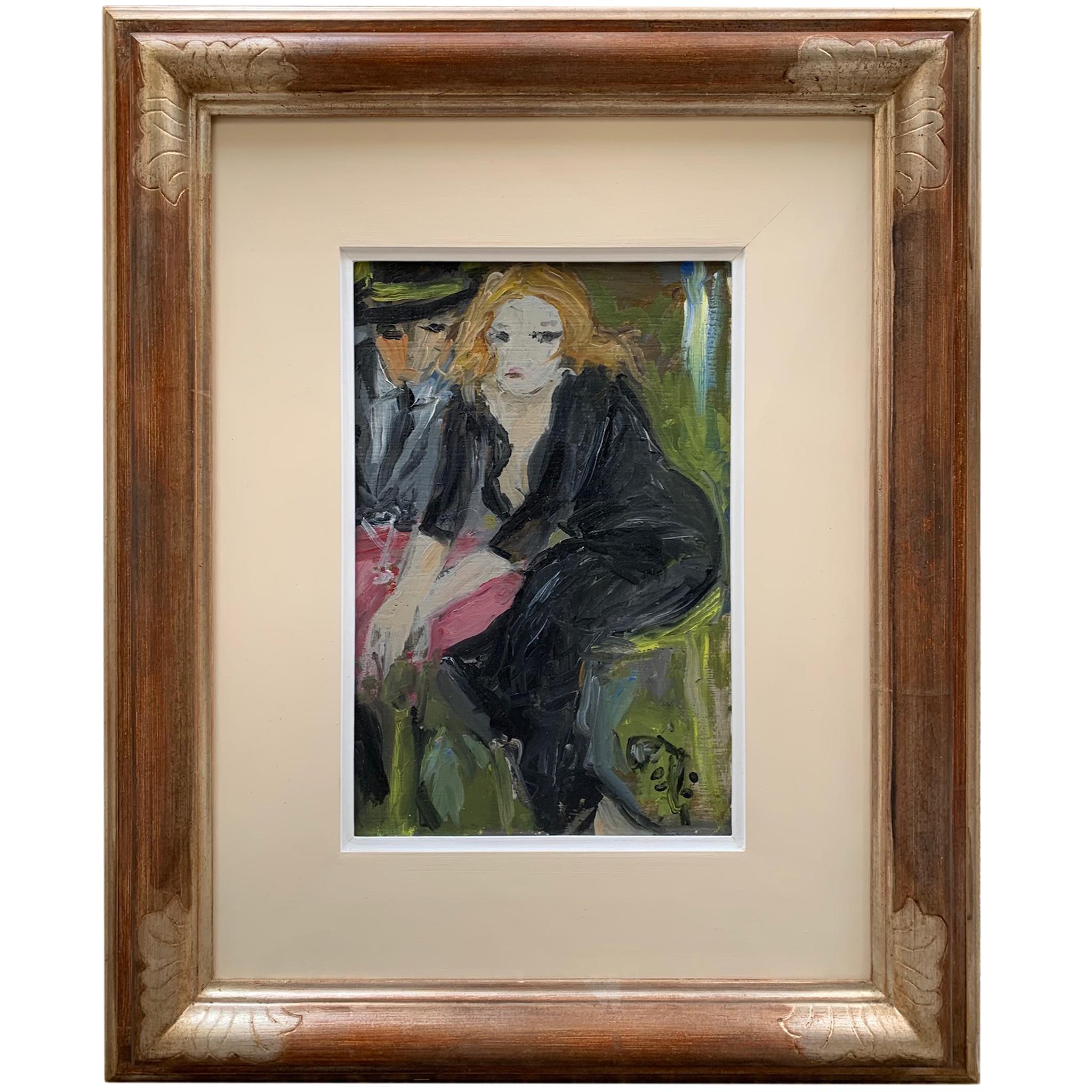 Cafe De Bruno Paoli - Pintura Figurativa en venta 1