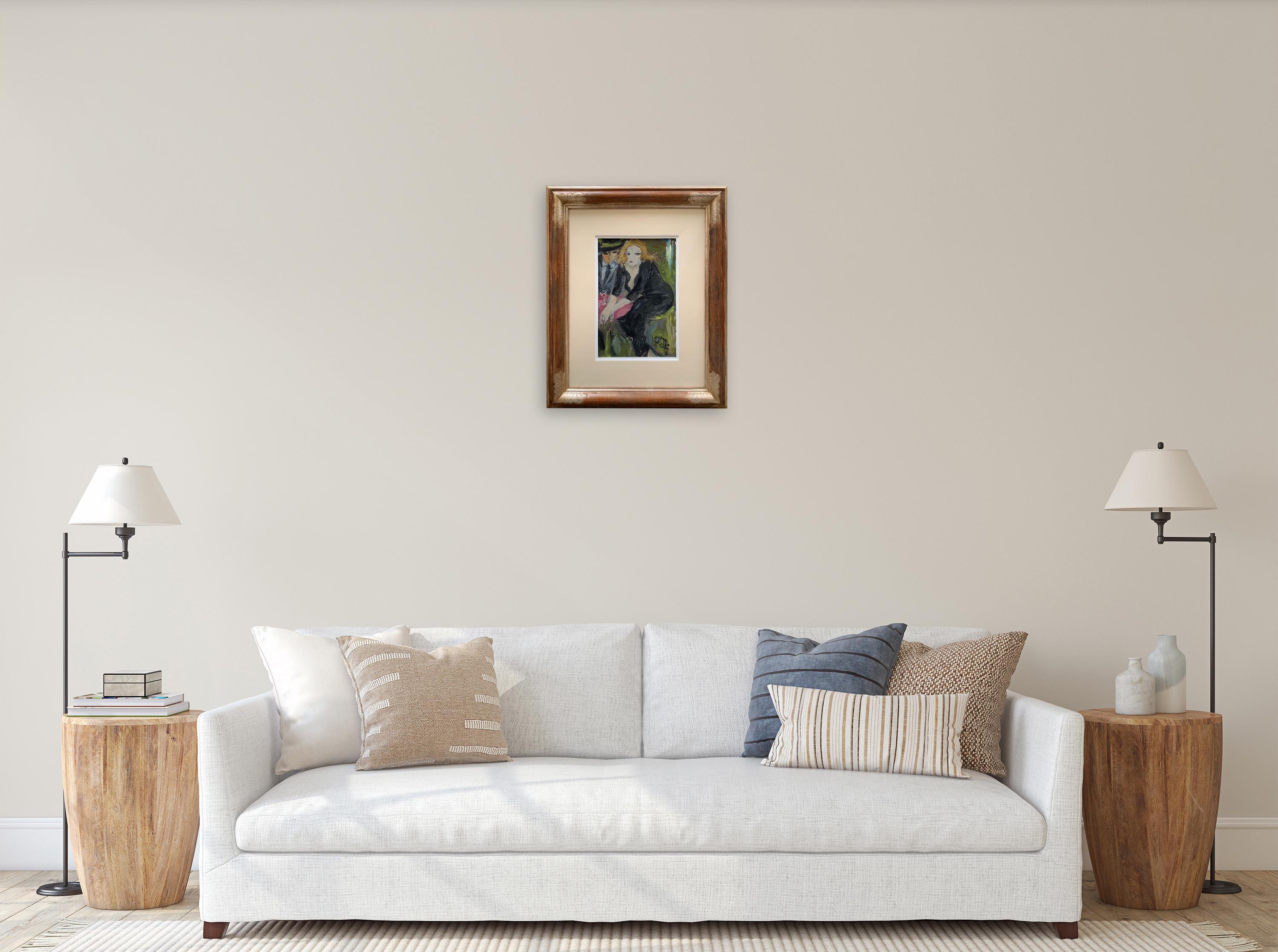 Cafe De Bruno Paoli - Pintura Figurativa en venta 2