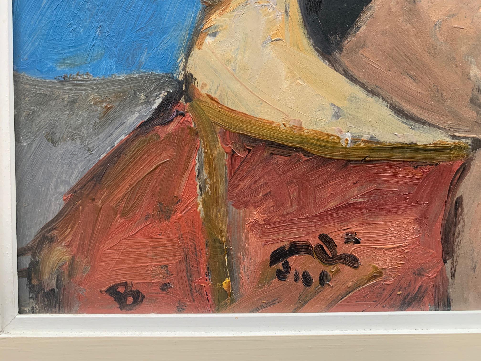 Cafe von Bruno Paoli – Figuratives Gemälde im Angebot 4