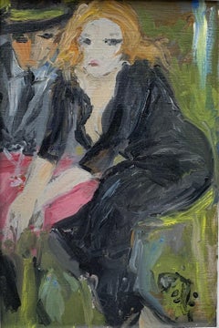 Cafe By Bruno Paoli - Figurative Painting