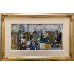 Caffe de Bruno Paoli - Peinture figurative
