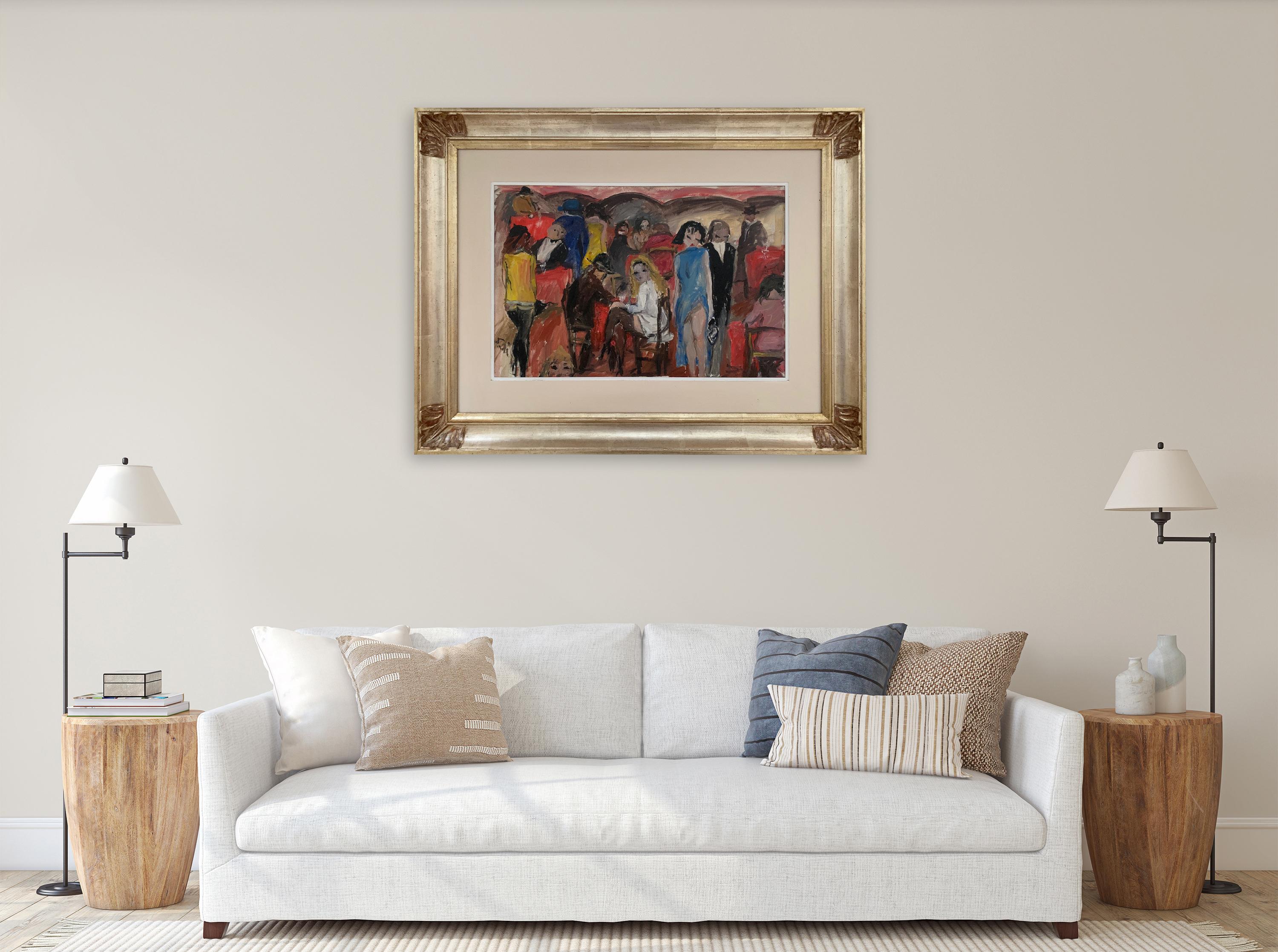 Caffe De Bruno Paoli - Pintura Figurativa en venta 2