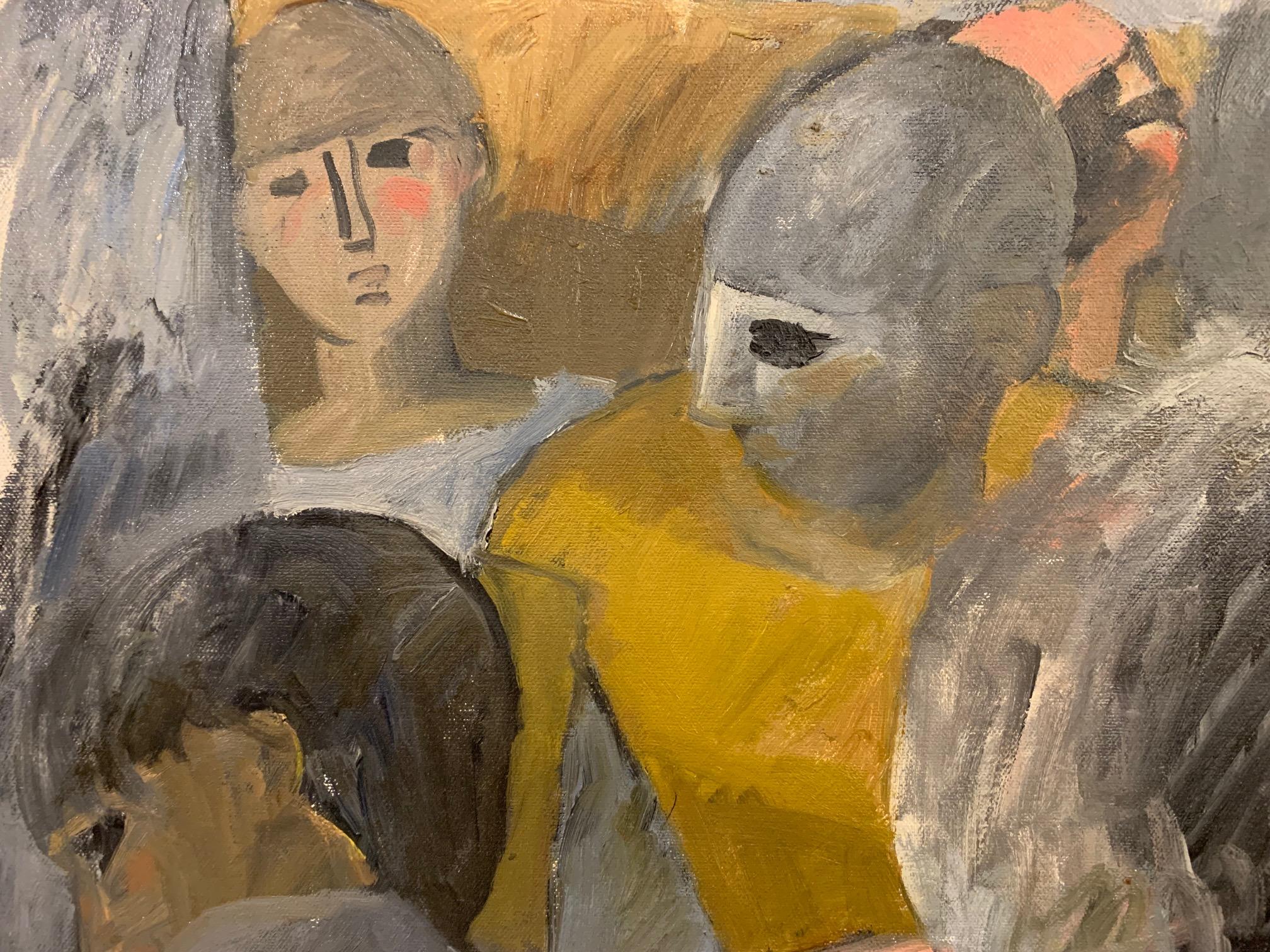 Caffe By Bruno Paoli - Figurative Painting For Sale 4