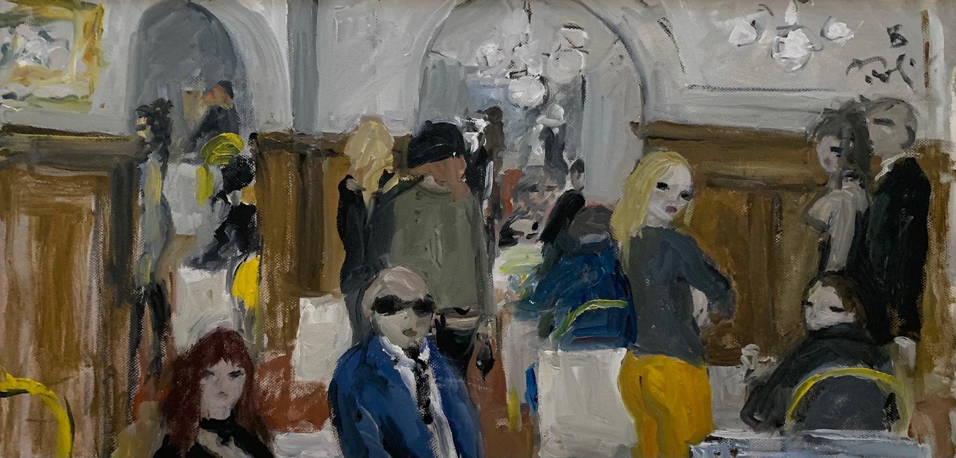 Caffe By Bruno Paoli - Figurative Painting