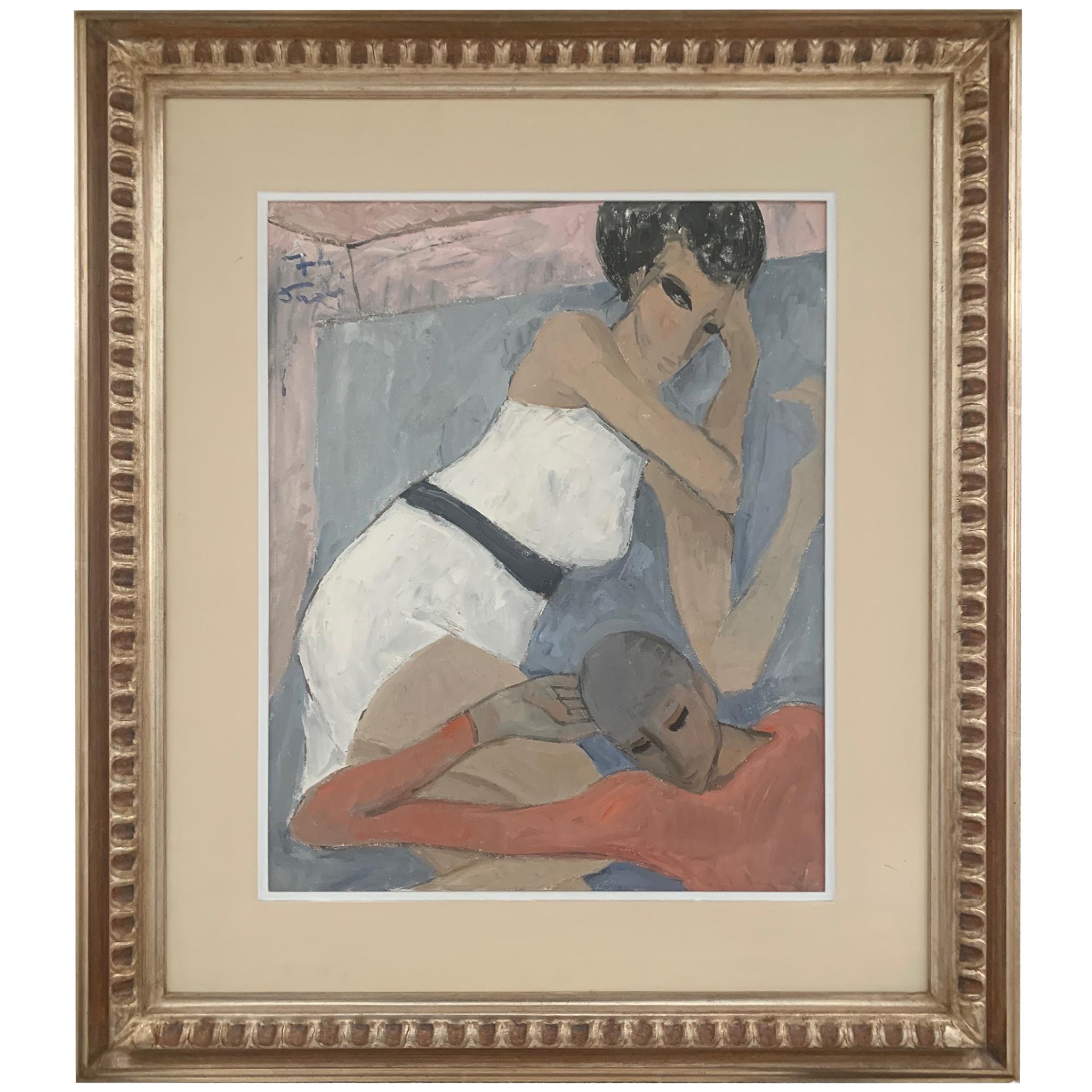 Les personnages de Bruno Paoli - Peinture figurative en vente 1