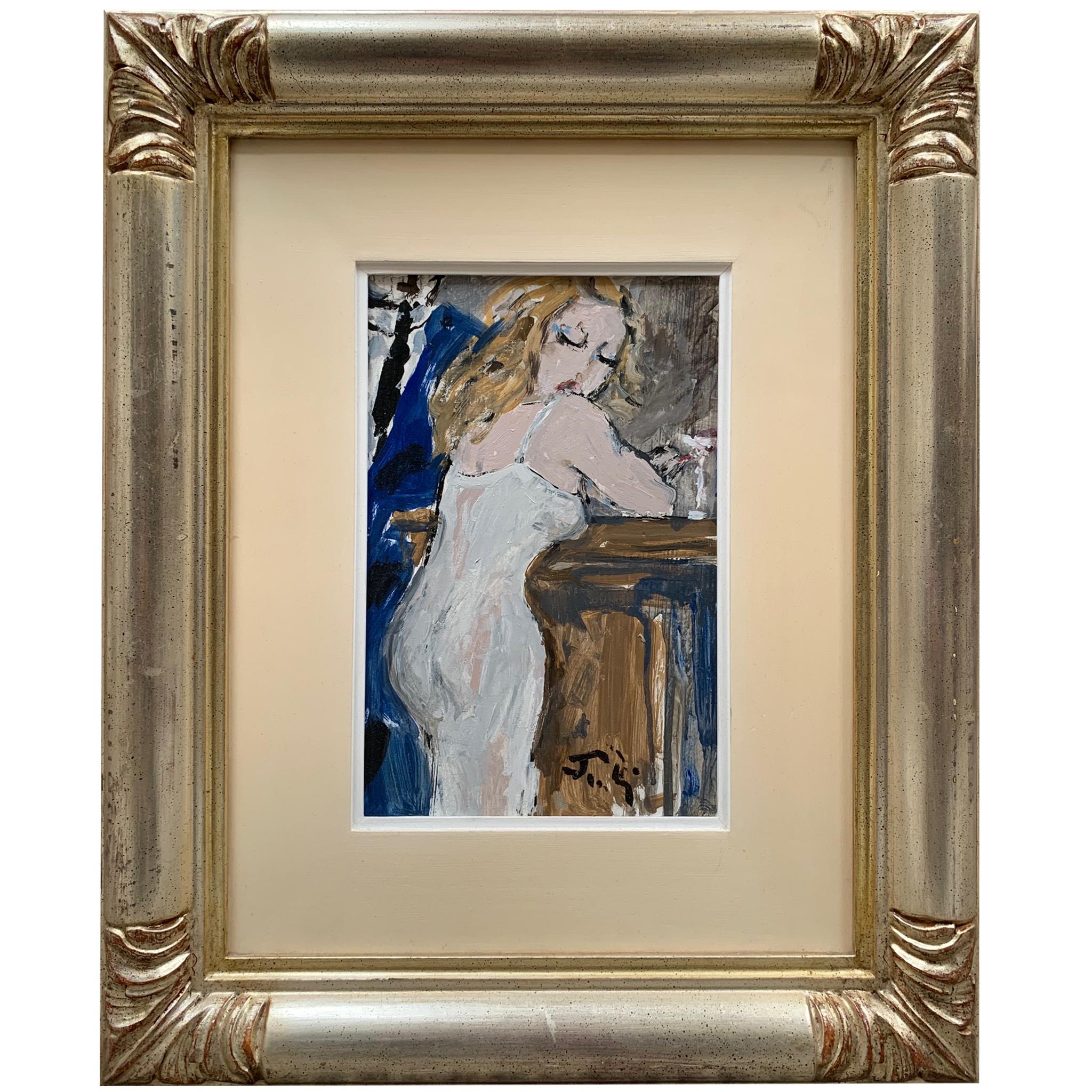 Personajes De Bruno Paoli - Pintura Figurativa en venta 1