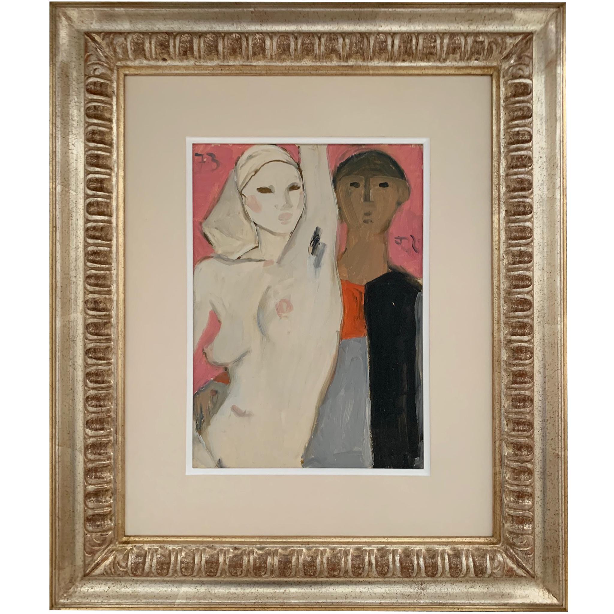 Personajes De Bruno Paoli - Pintura Figurativa en venta 1