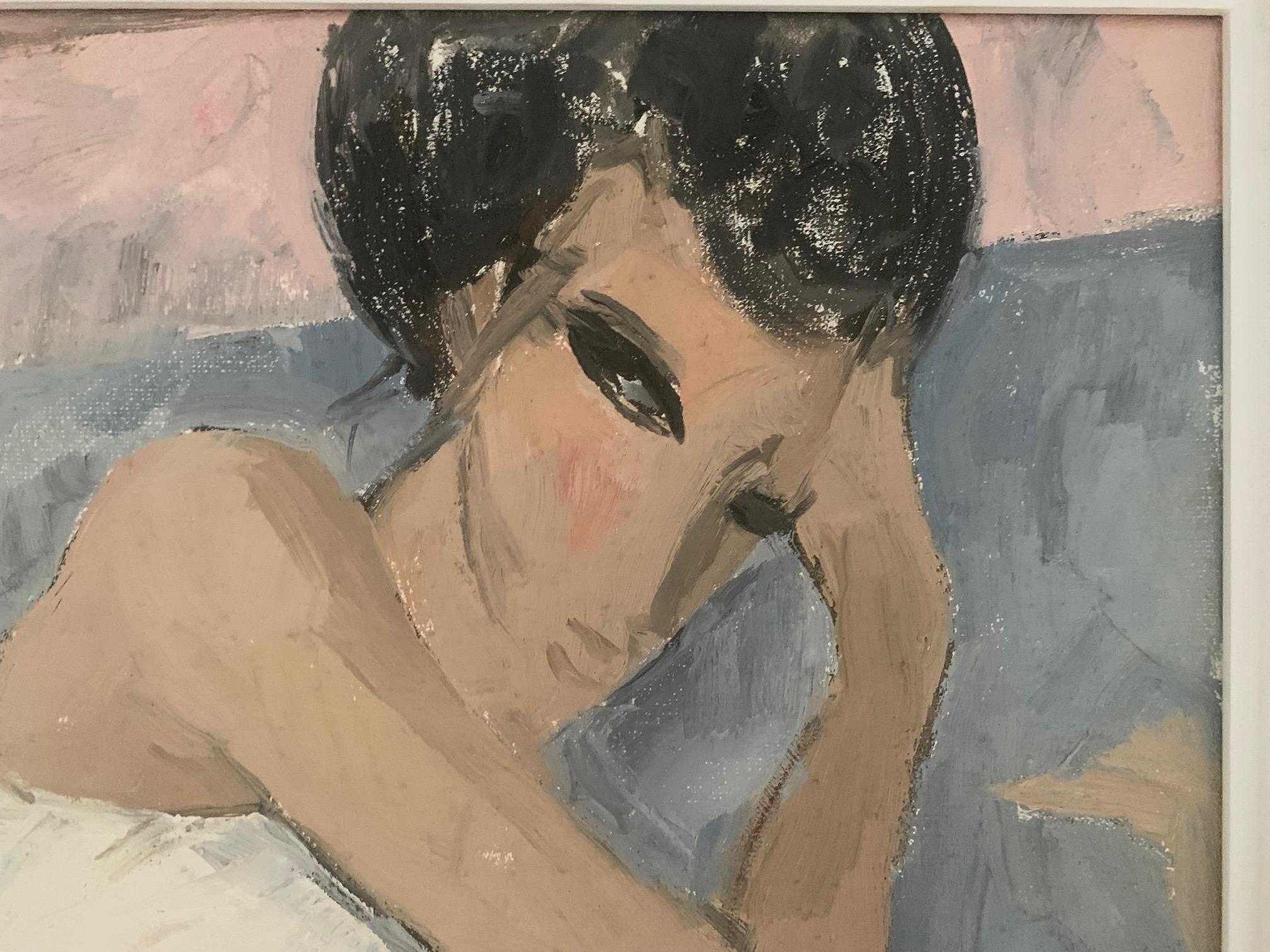 Les personnages de Bruno Paoli - Peinture figurative en vente 4