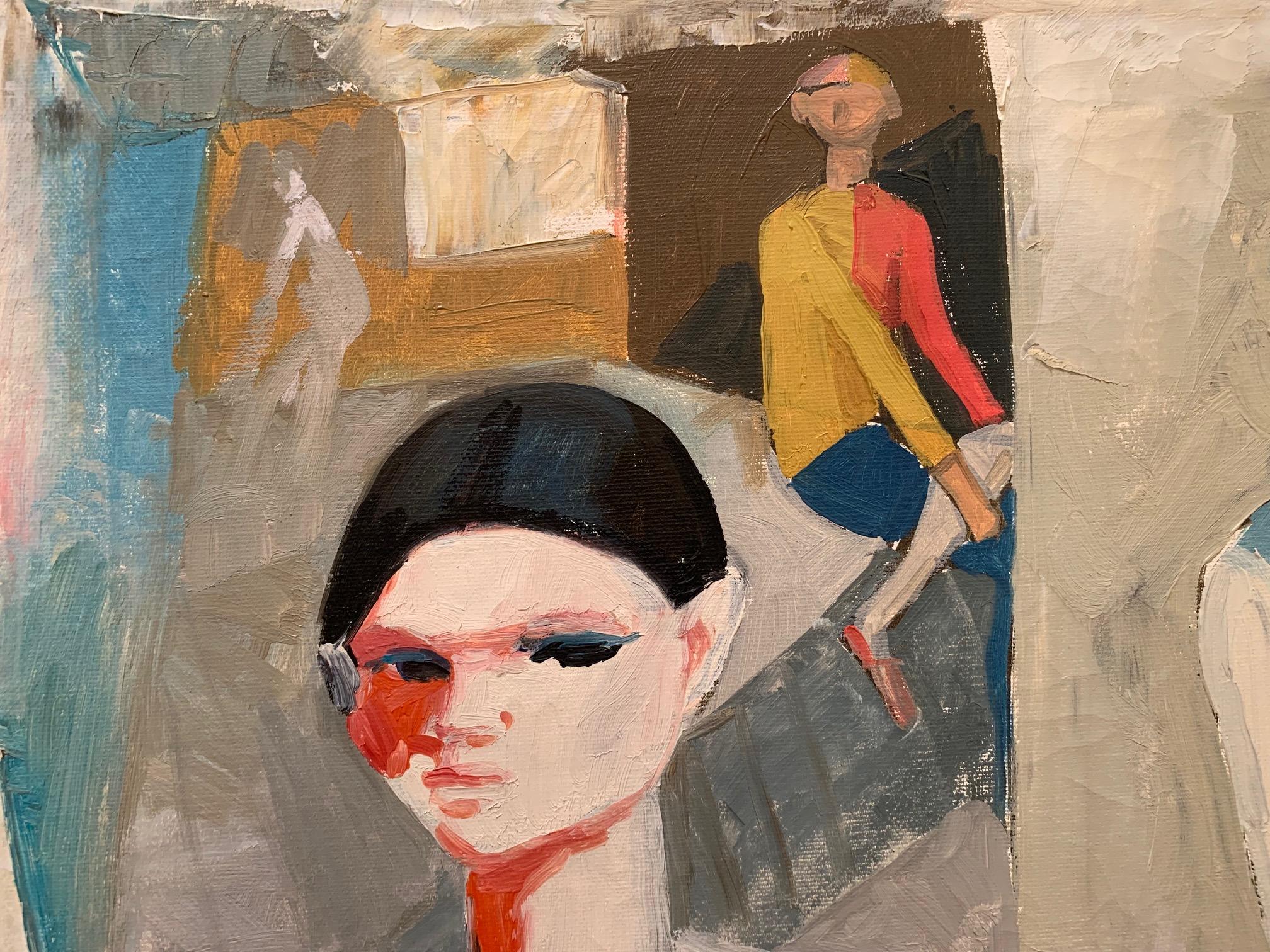 Characters Of The Circus By Bruno Paoli - Figurative Painting For Sale 3