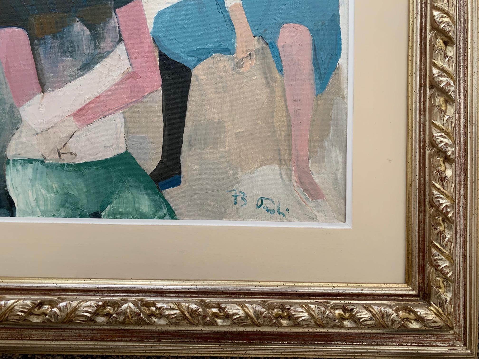 Characters Of The Circus By Bruno Paoli - Figurative Painting For Sale 5