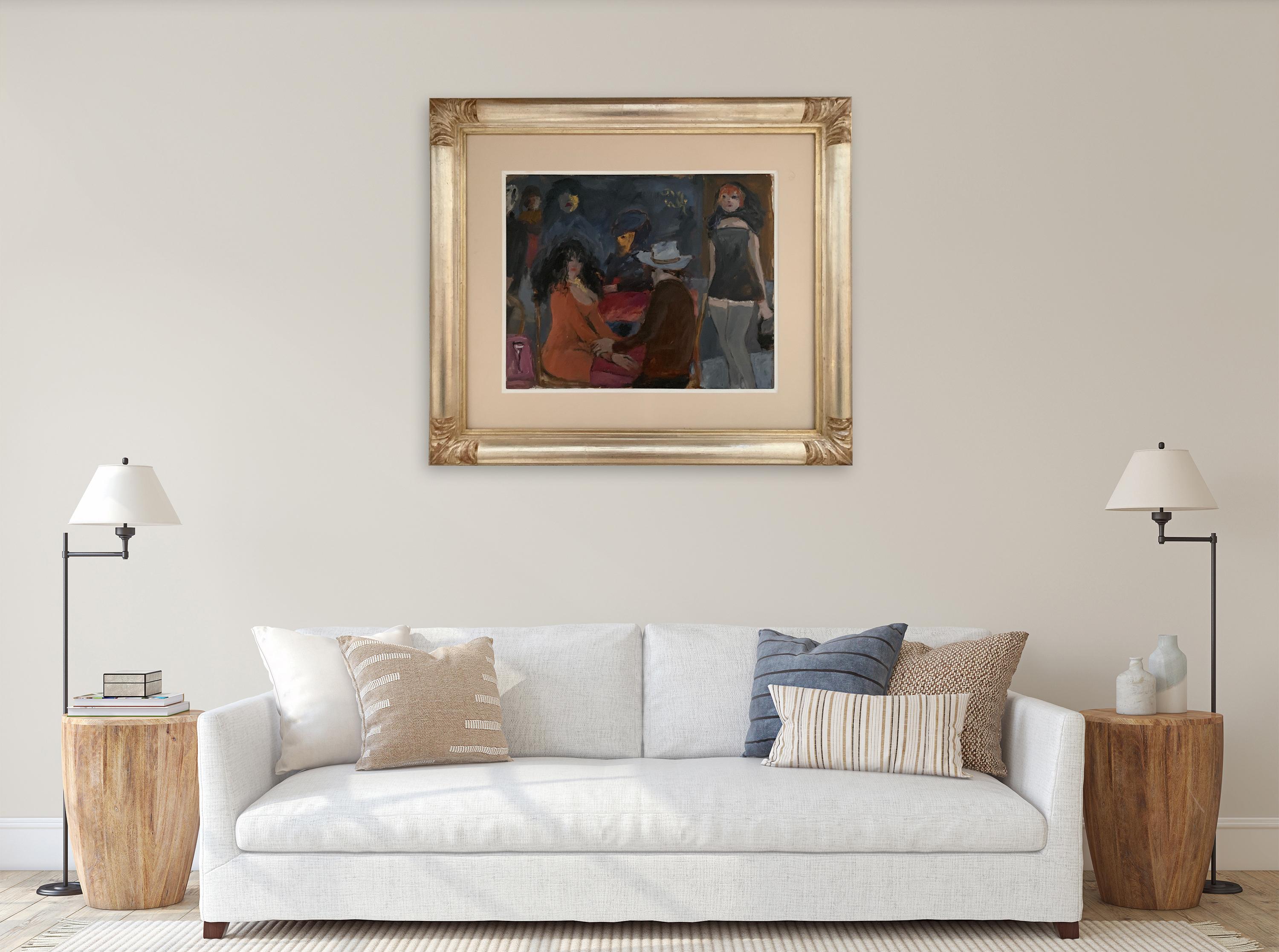 Cobra-Couchtisch von Bruno Paoli – Figuratives Gemälde im Angebot 2