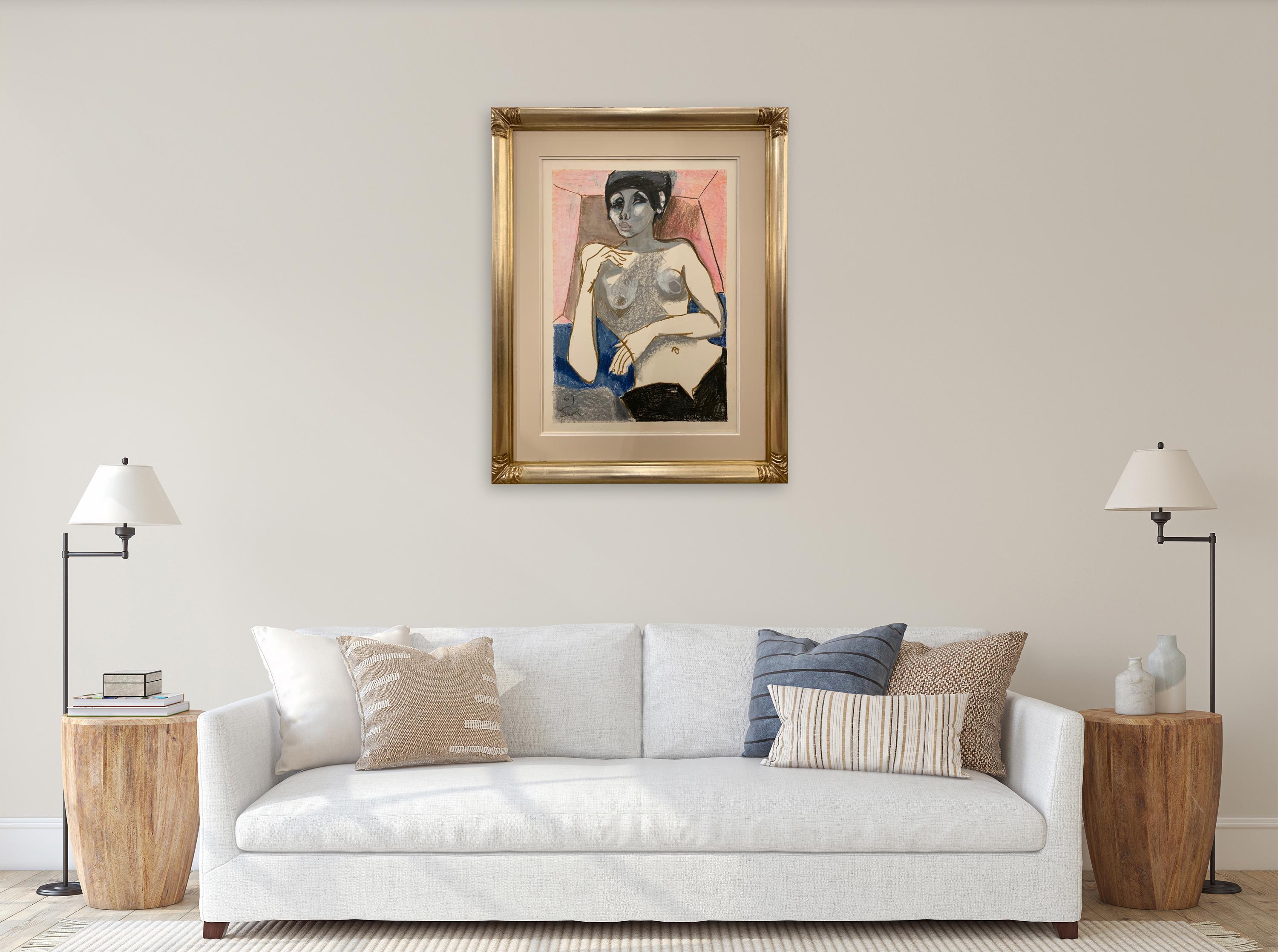 Come Una Francesina von Bruno Paoli – Figuratives Gemälde im Angebot 2