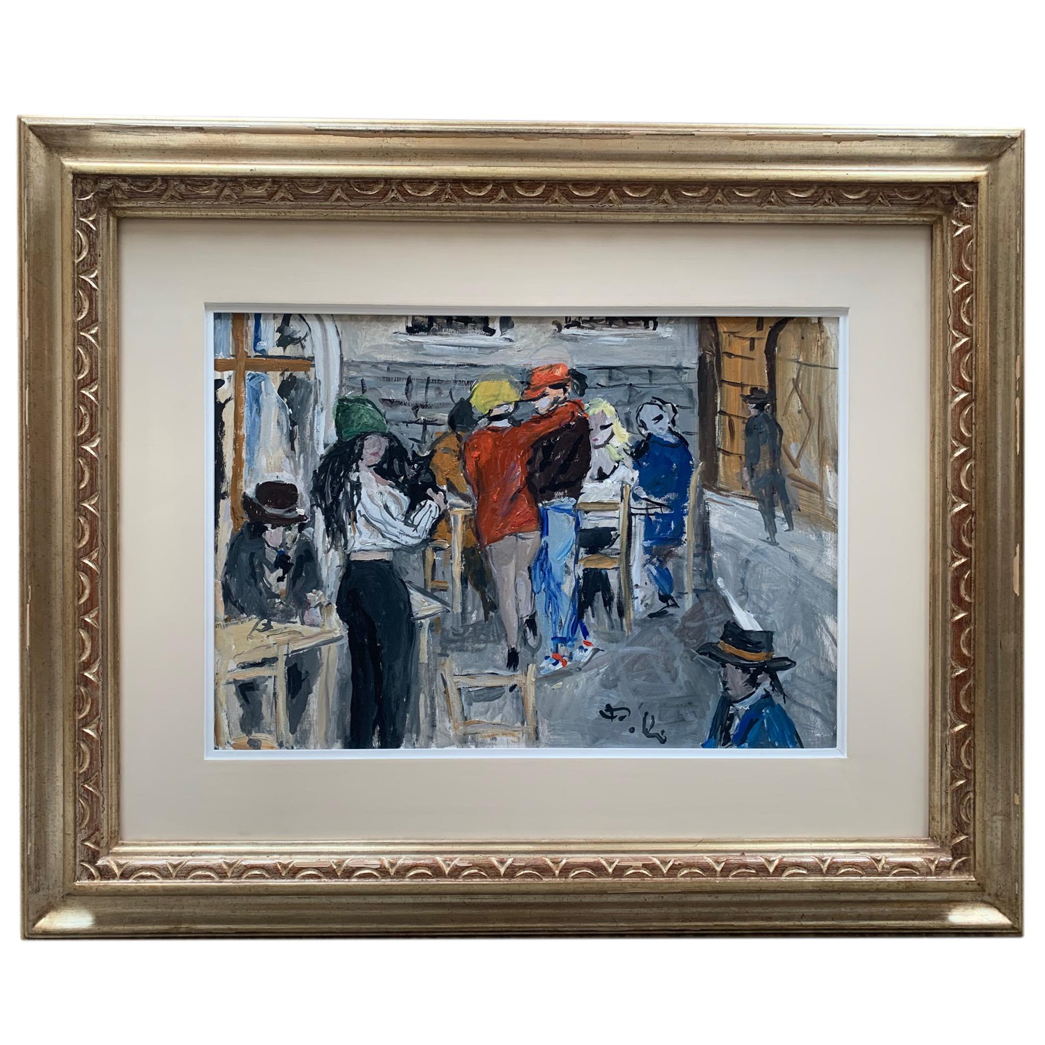 Les coins de Florence par Bruno Paoli - Peinture figurative en vente 1