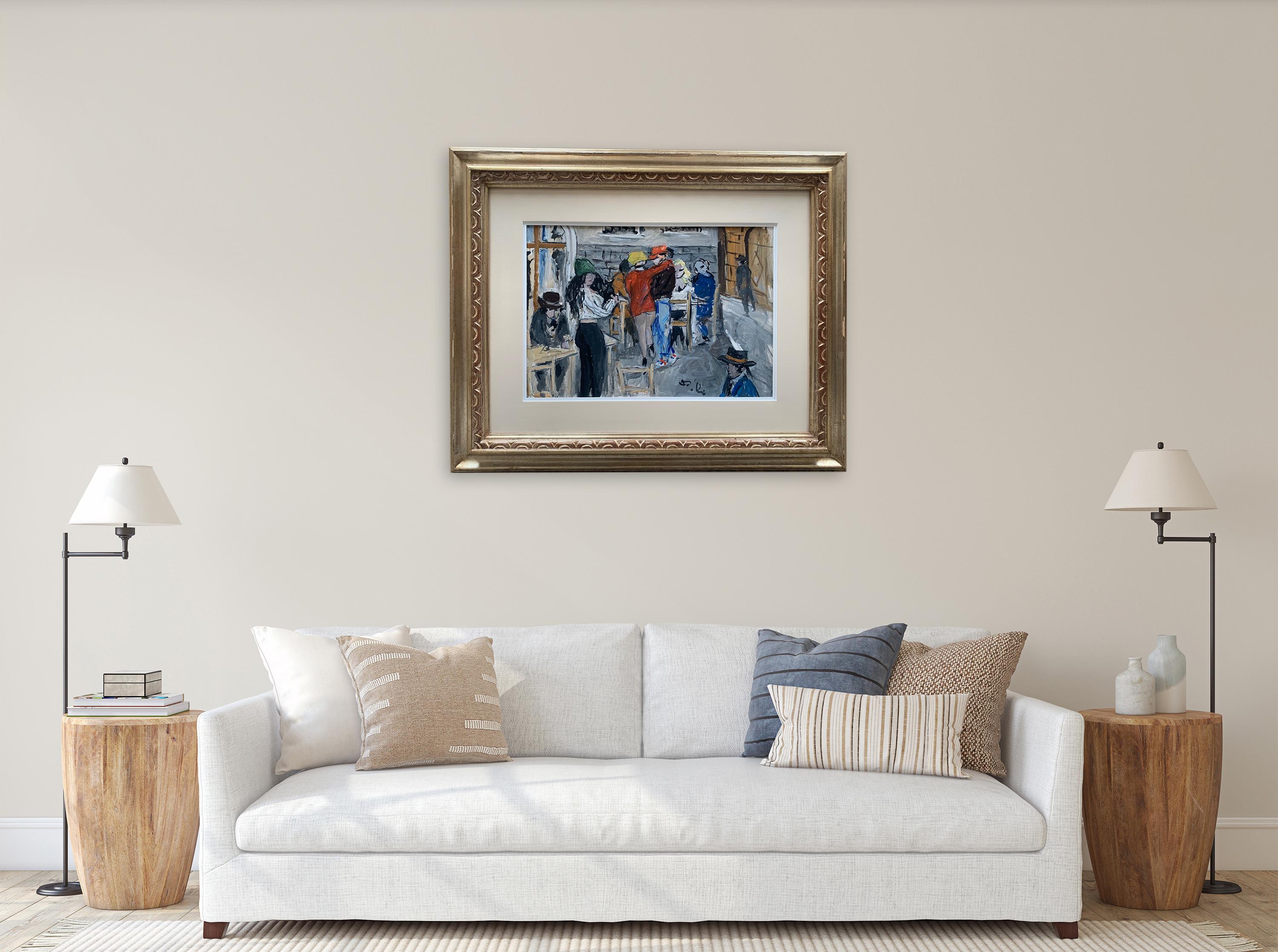 Les coins de Florence par Bruno Paoli - Peinture figurative en vente 2