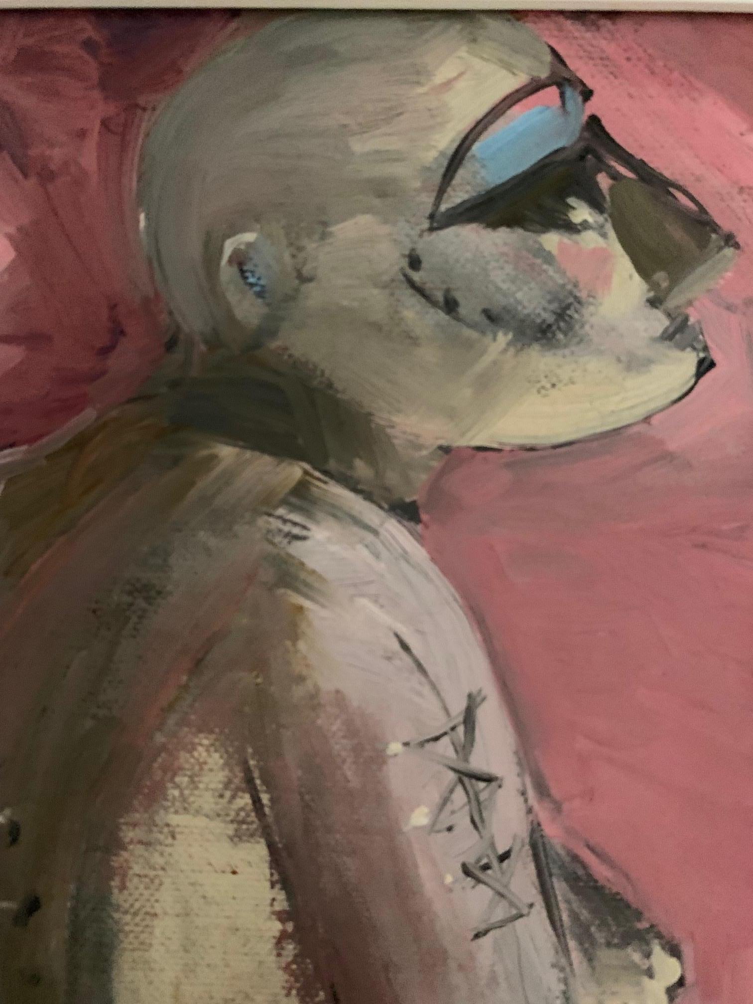 La mort au théâtre par Bruno Paoli - Peinture figurative en vente 3