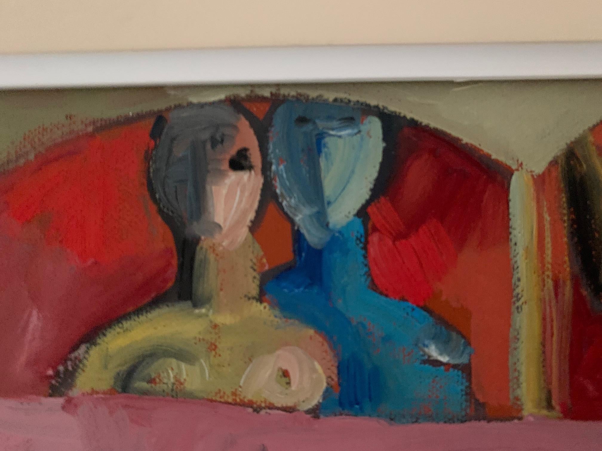 La mort au théâtre par Bruno Paoli - Peinture figurative en vente 4