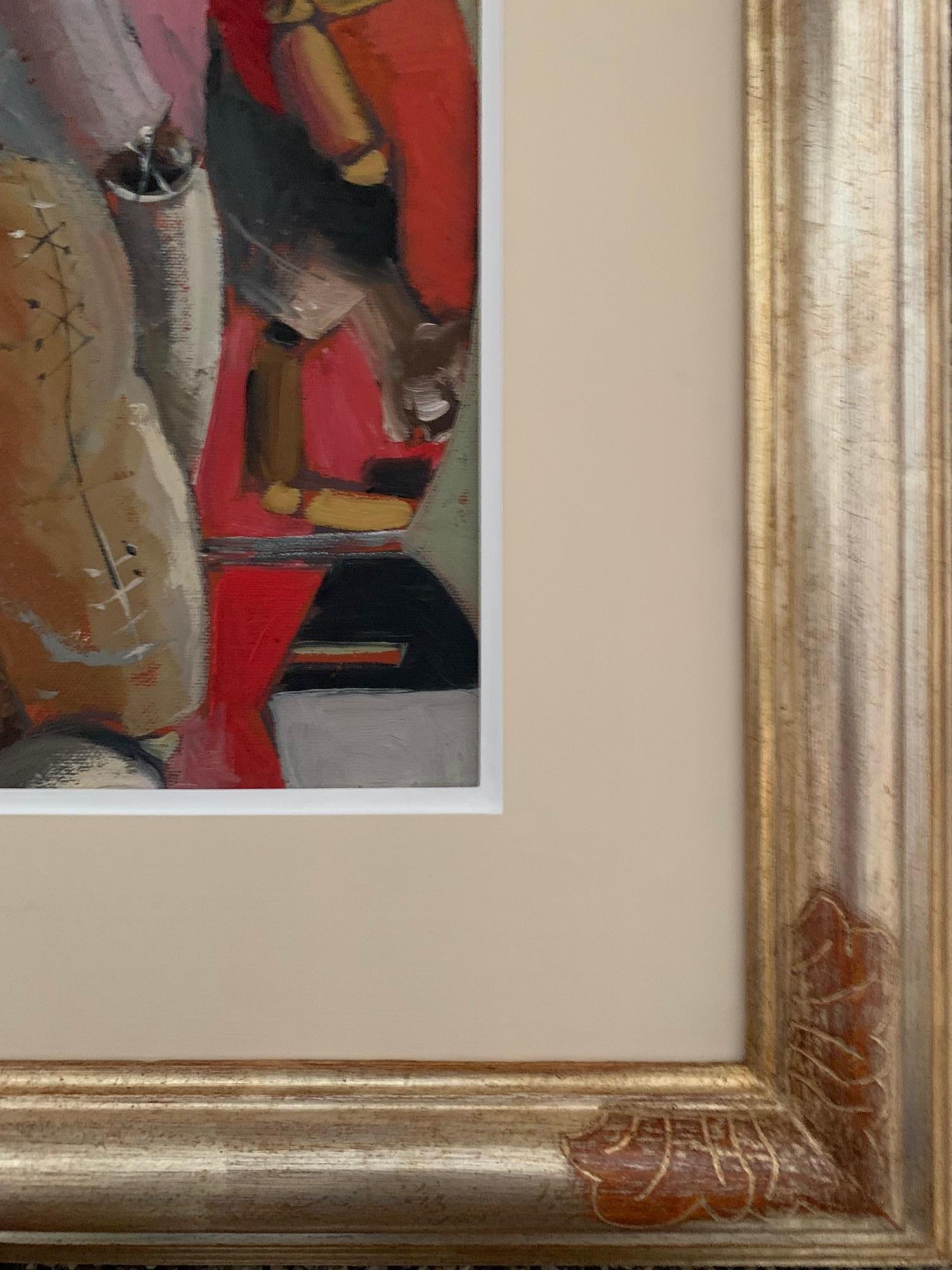 La mort au théâtre par Bruno Paoli - Peinture figurative en vente 5