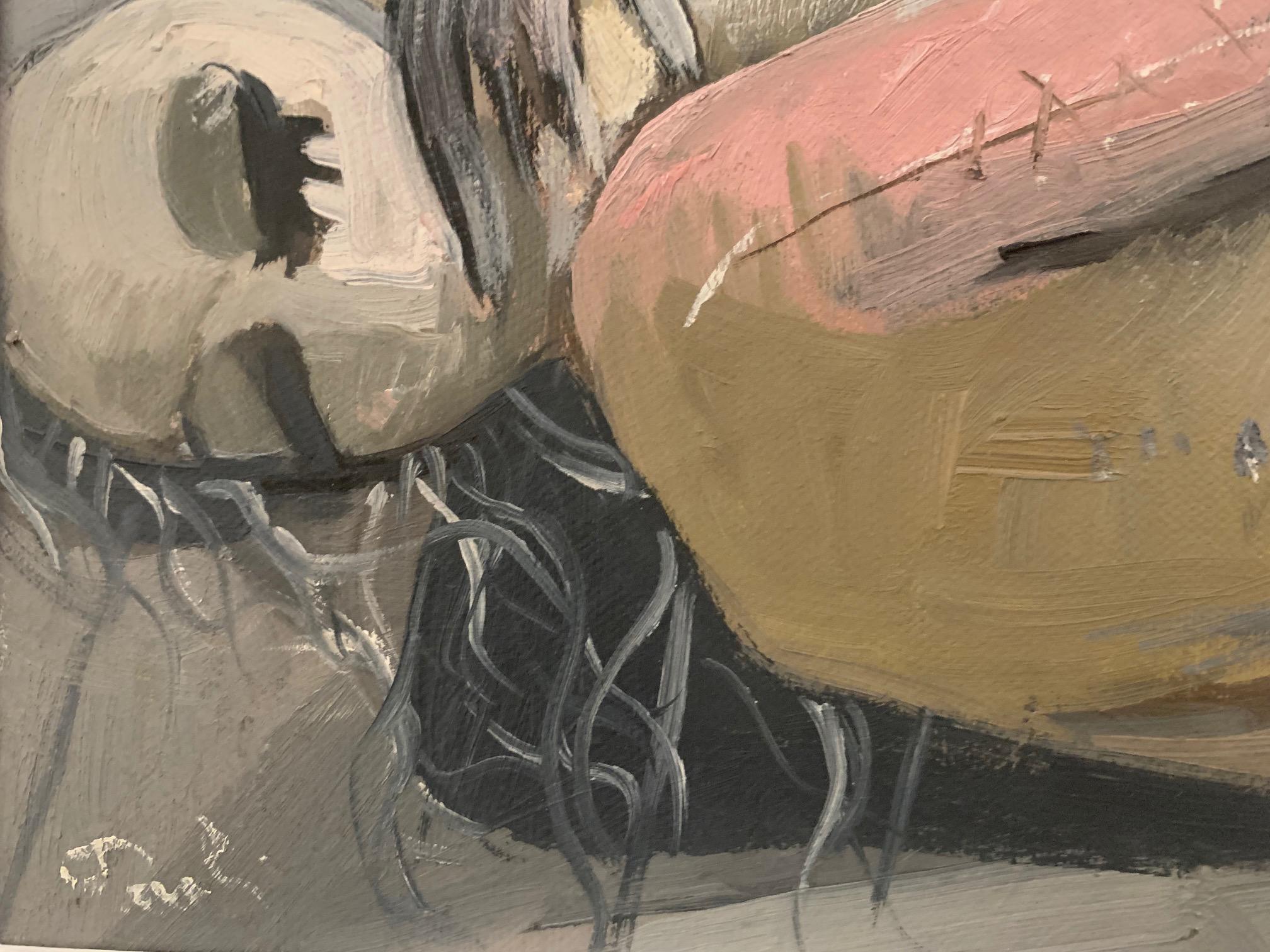 La mort du mannequin par Bruno Paoli - Peinture figurative en vente 3