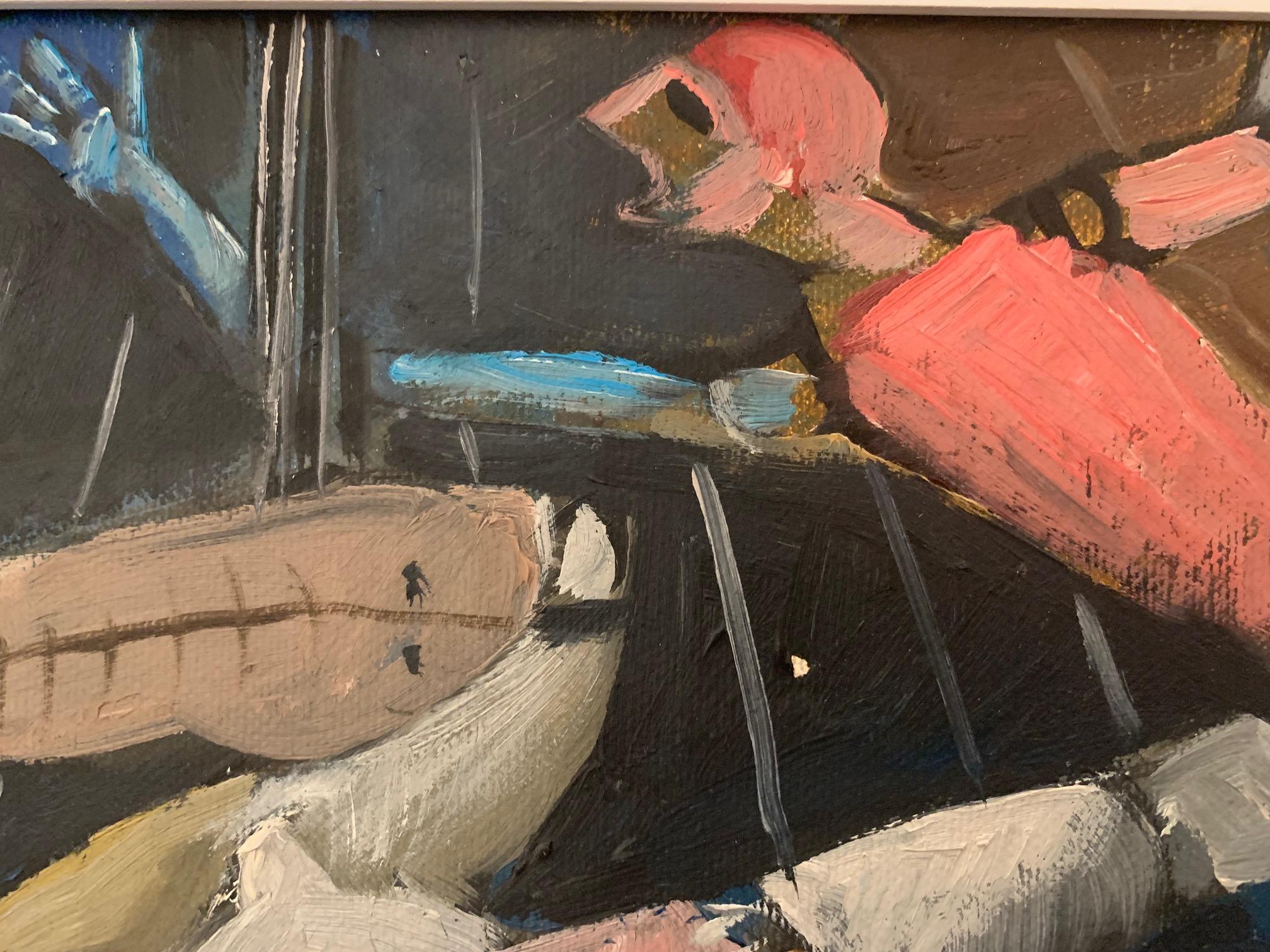 La mort du mannequin par Bruno Paoli - Peinture figurative en vente 4