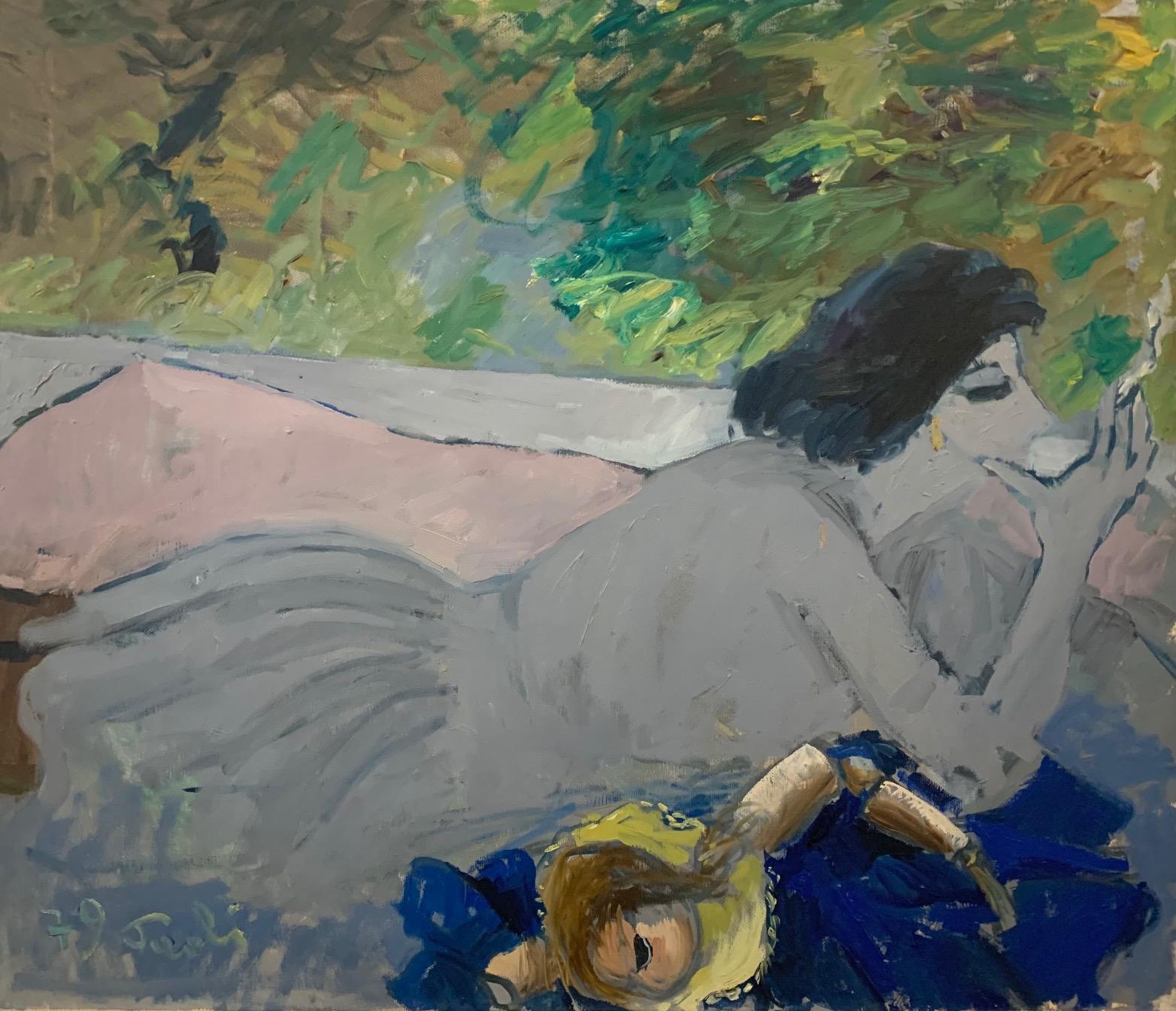 Puppe von Bruno Paoli – Figuratives Gemälde