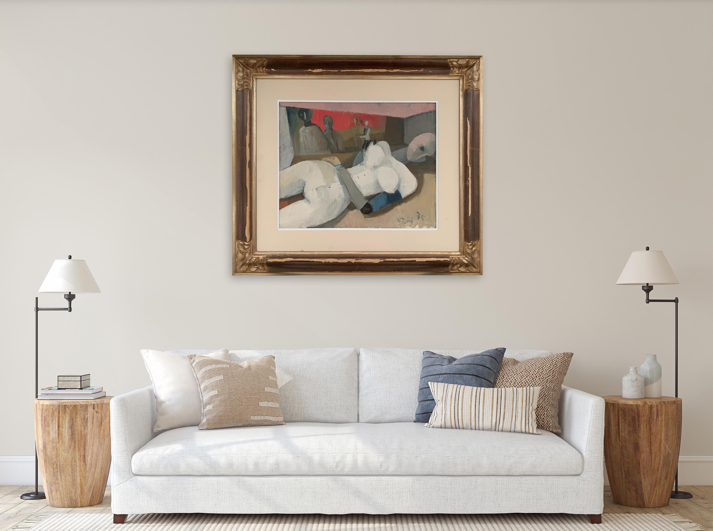 End Of A Character By Bruno Paoli - Figurative Painting For Sale 2