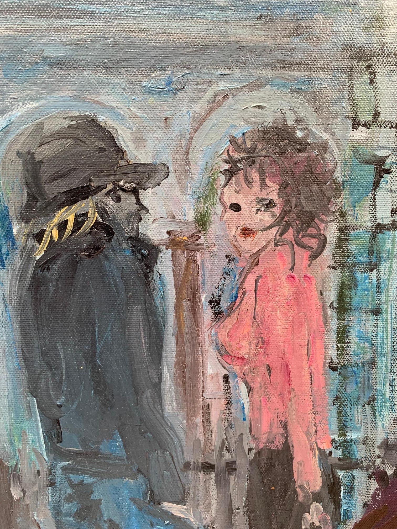Firenze in grigio perla di Bruno Paoli - Pittura figurativa 3