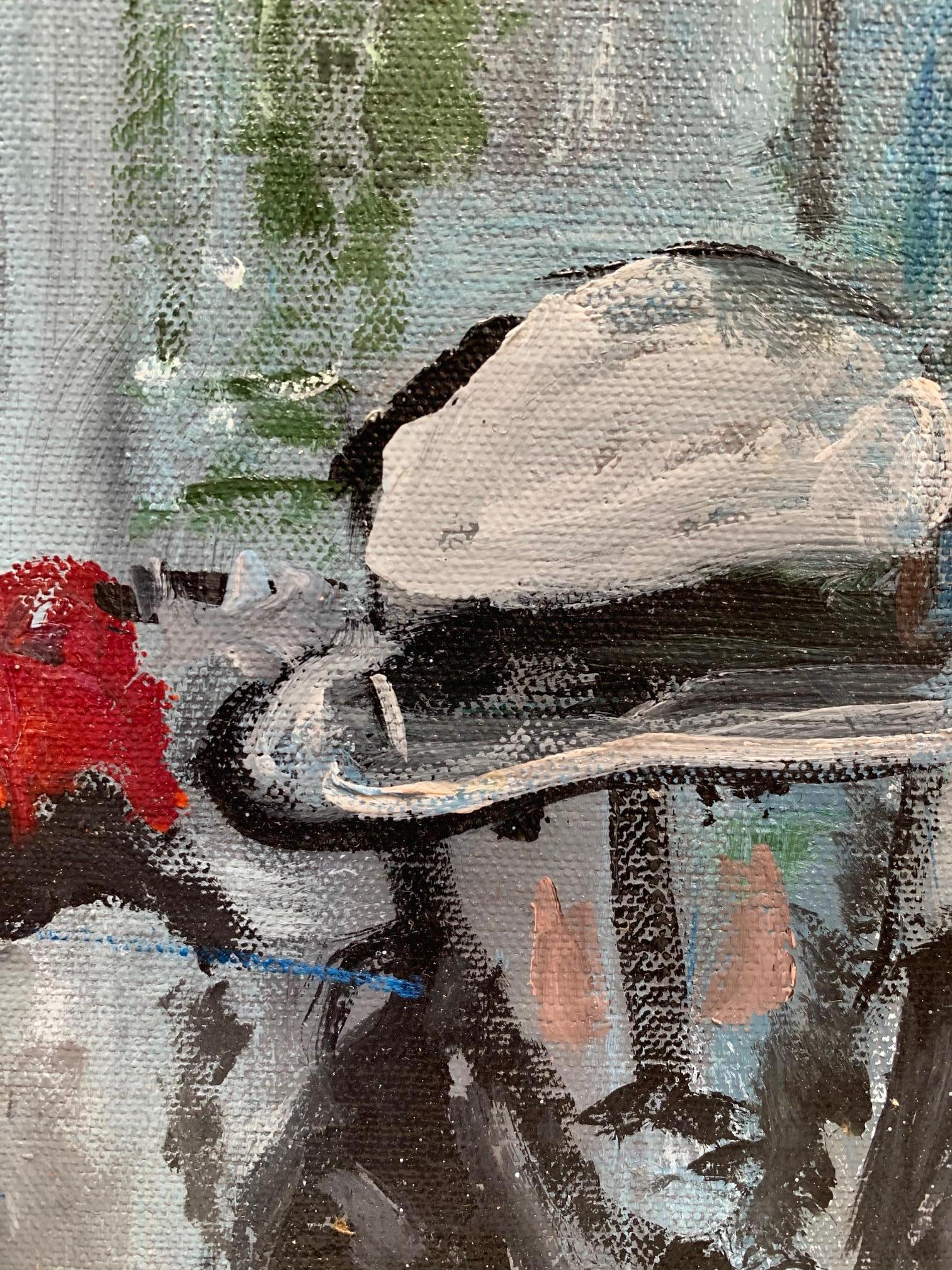 Firenze in grigio perla di Bruno Paoli - Pittura figurativa 5