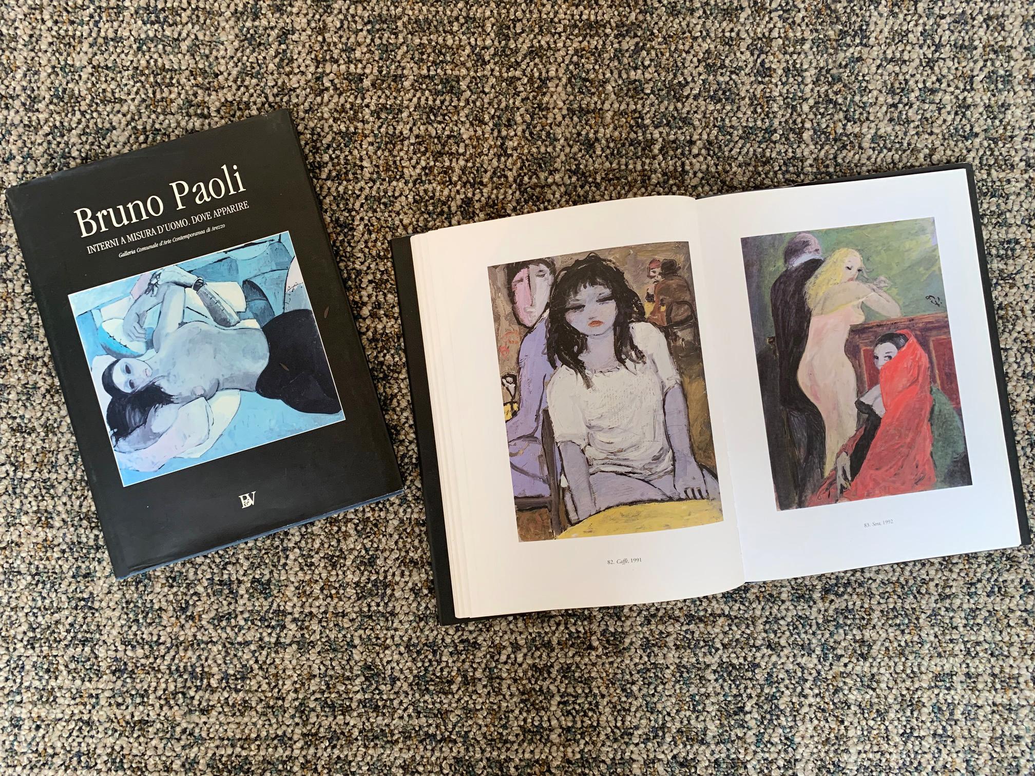 Florence in Perlengrau von Bruno Paoli – Figuratives Gemälde im Angebot 8