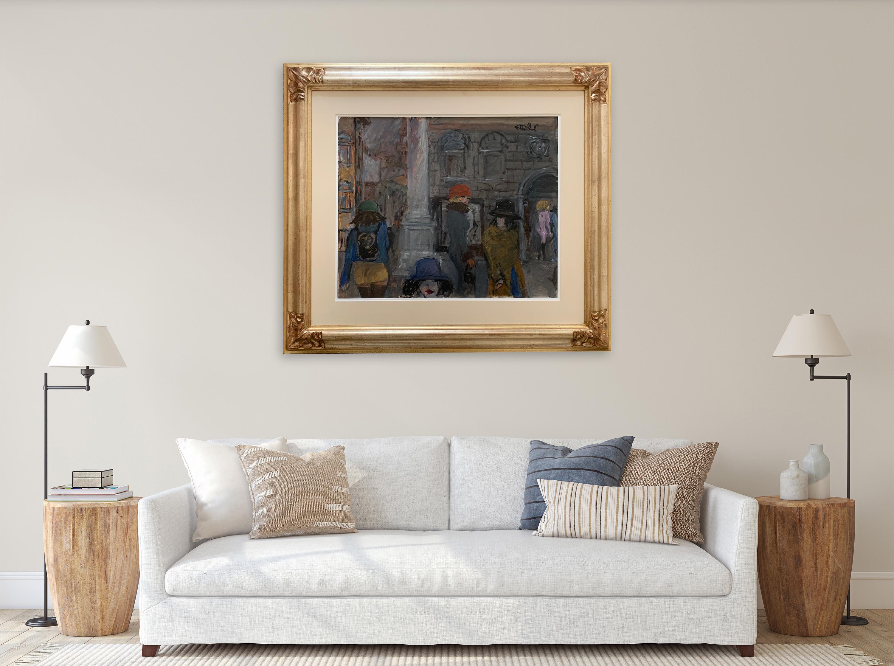 Fog von Bruno Paoli – Figuratives Gemälde im Angebot 2