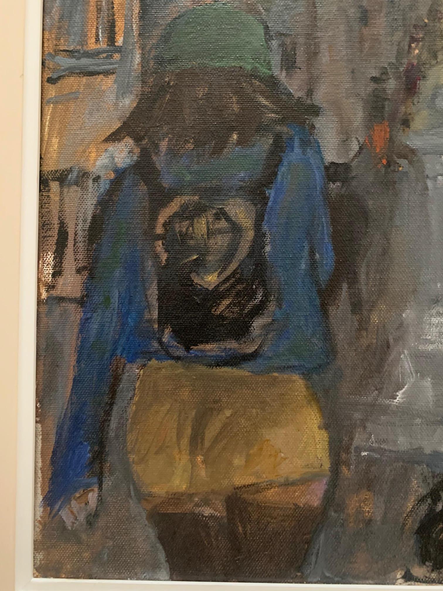 Fog von Bruno Paoli – Figuratives Gemälde im Angebot 4