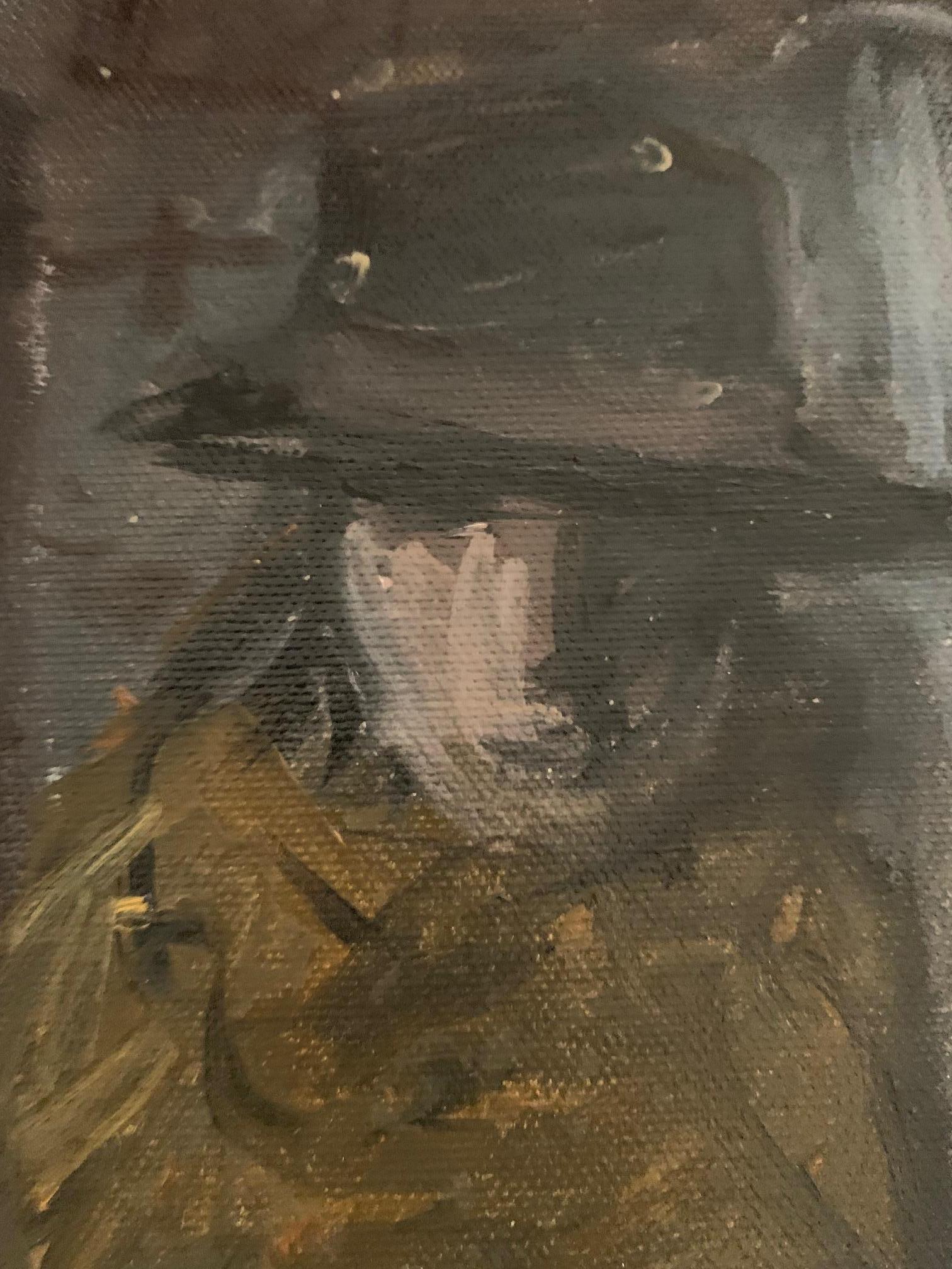 Fog von Bruno Paoli – Figuratives Gemälde im Angebot 6