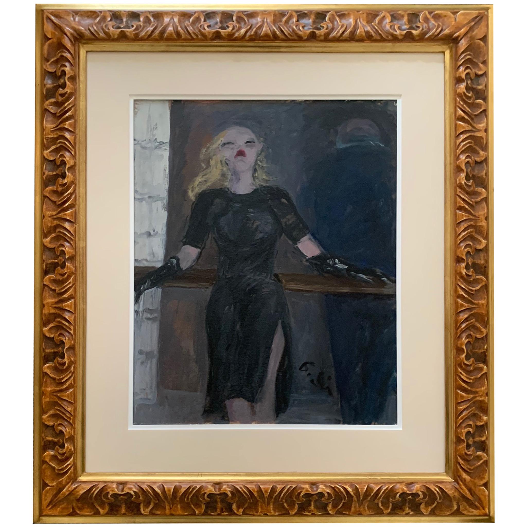 Goodbyes By Bruno Paoli - Figurative Painting For Sale 1
