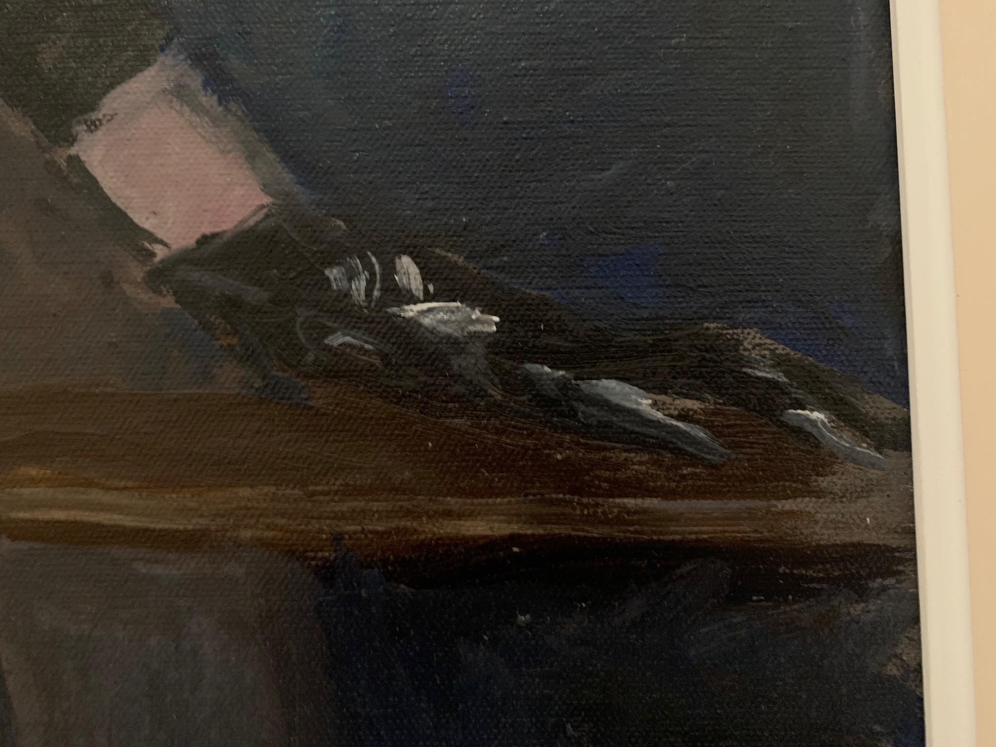 Goodbyes By Bruno Paoli - Figurative Painting For Sale 5