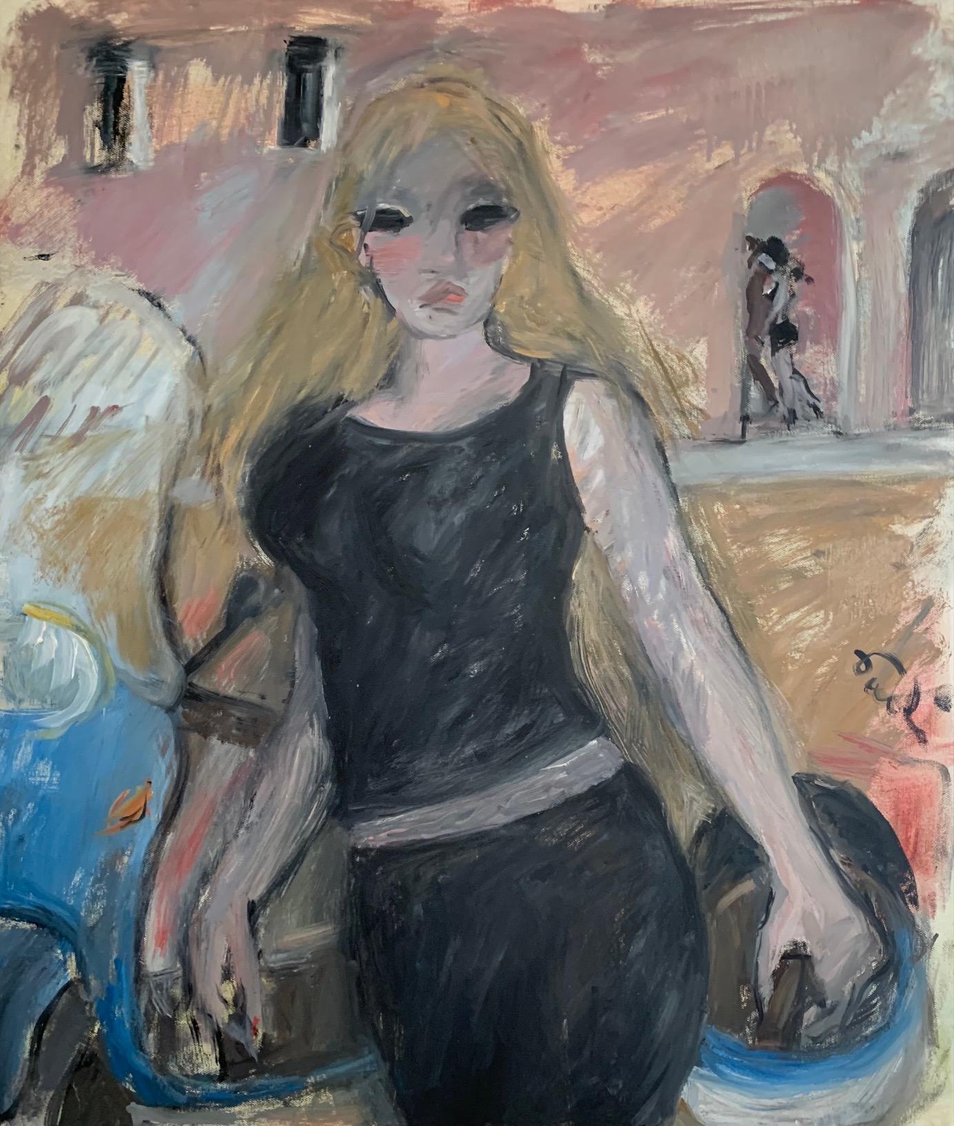 Helmet By Bruno Paoli - Figurative Painting
