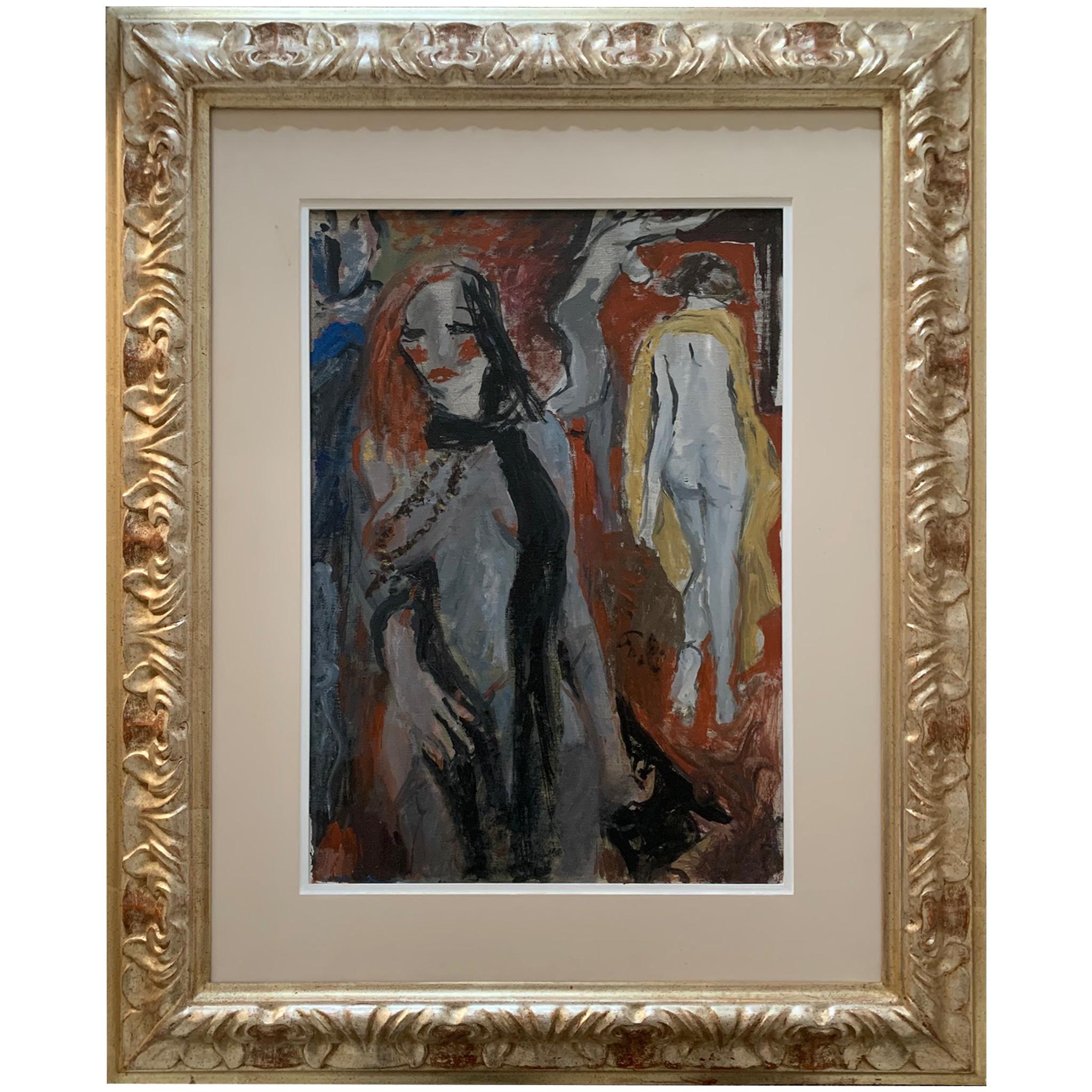 Human Repentances von Bruno Paoli – Figurative Malerei im Angebot 1