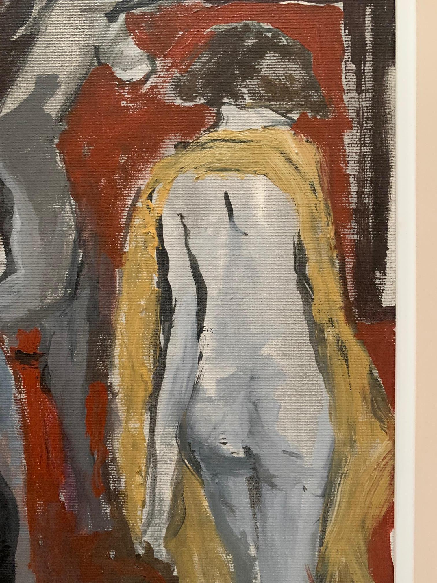 Human Repentances von Bruno Paoli – Figurative Malerei im Angebot 4