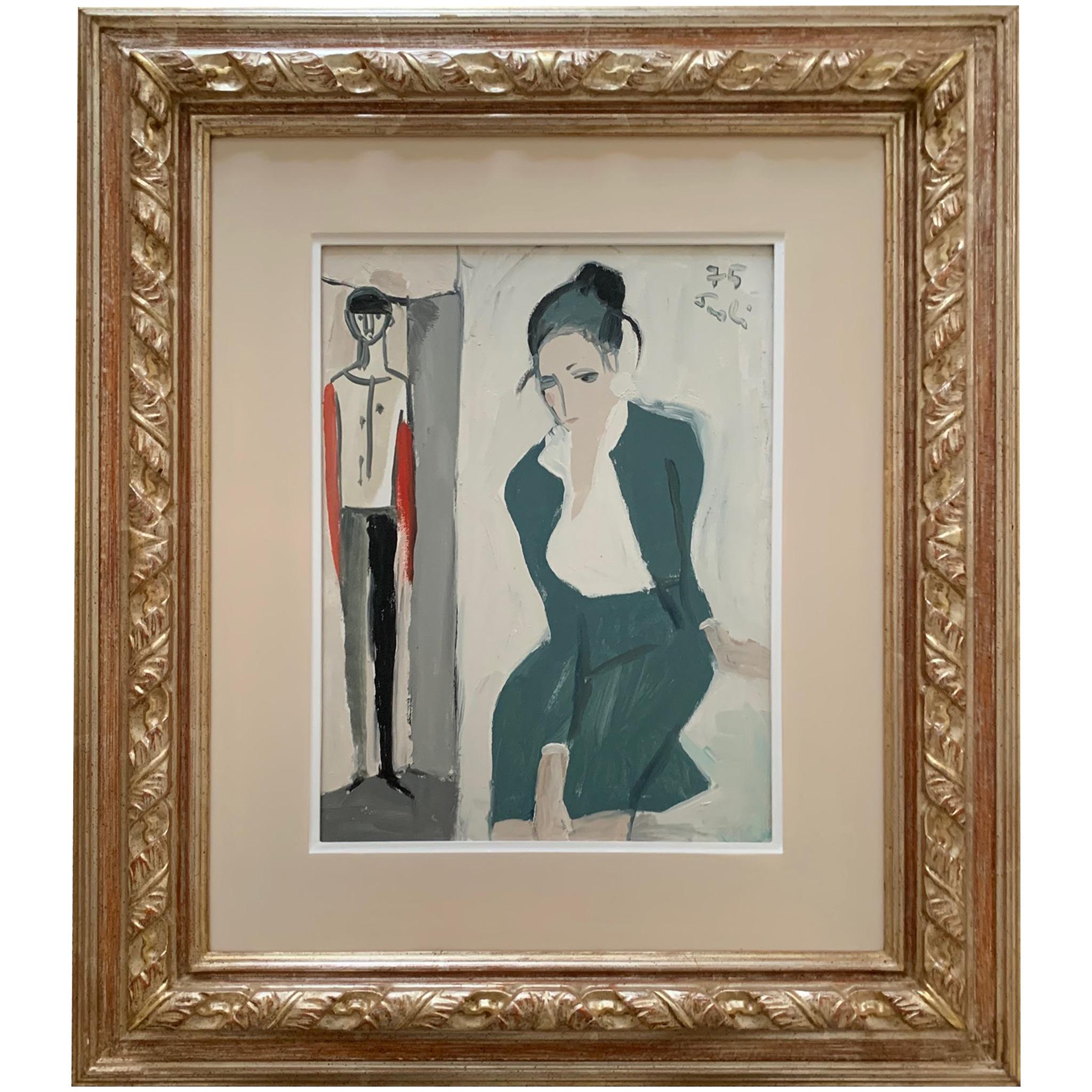 Immagini von Bruno Paoli – Figuratives Gemälde im Angebot 1