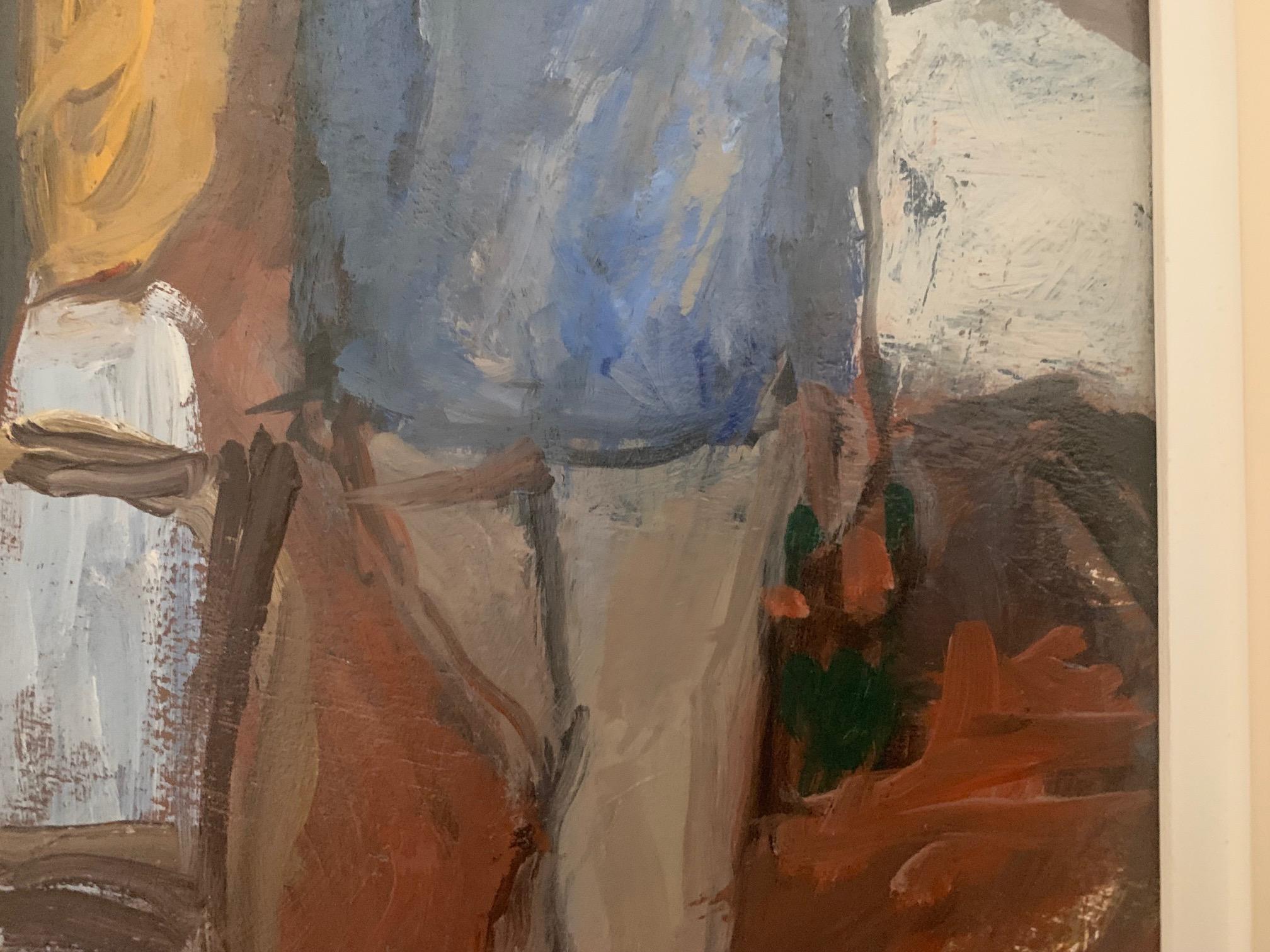 En el pequeño restaurante de Bruno Paoli - Pintura figurativa en venta 4