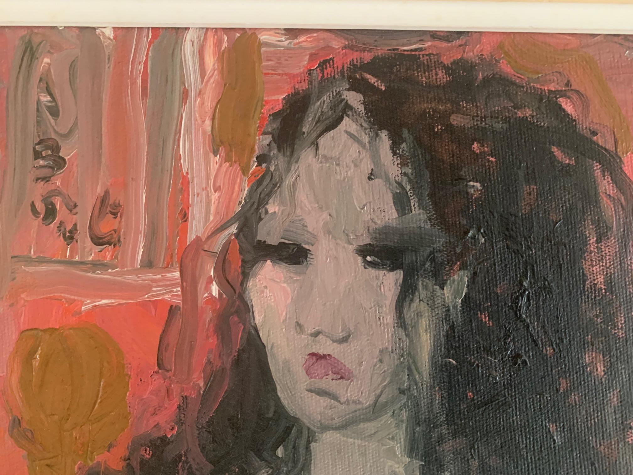 In The Study von Bruno Paoli – Figurative Malerei im Angebot 3