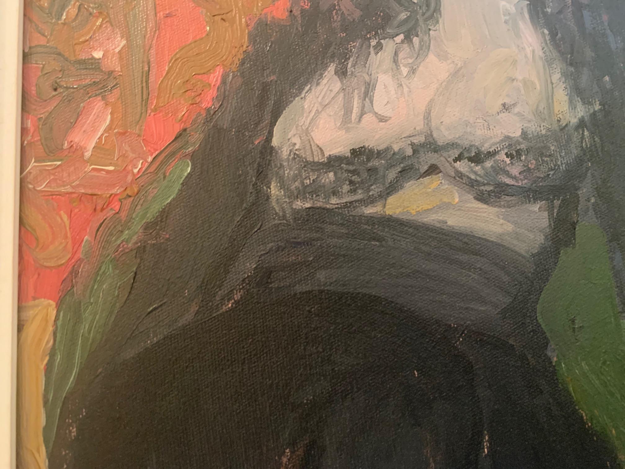 In The Study von Bruno Paoli – Figurative Malerei im Angebot 4