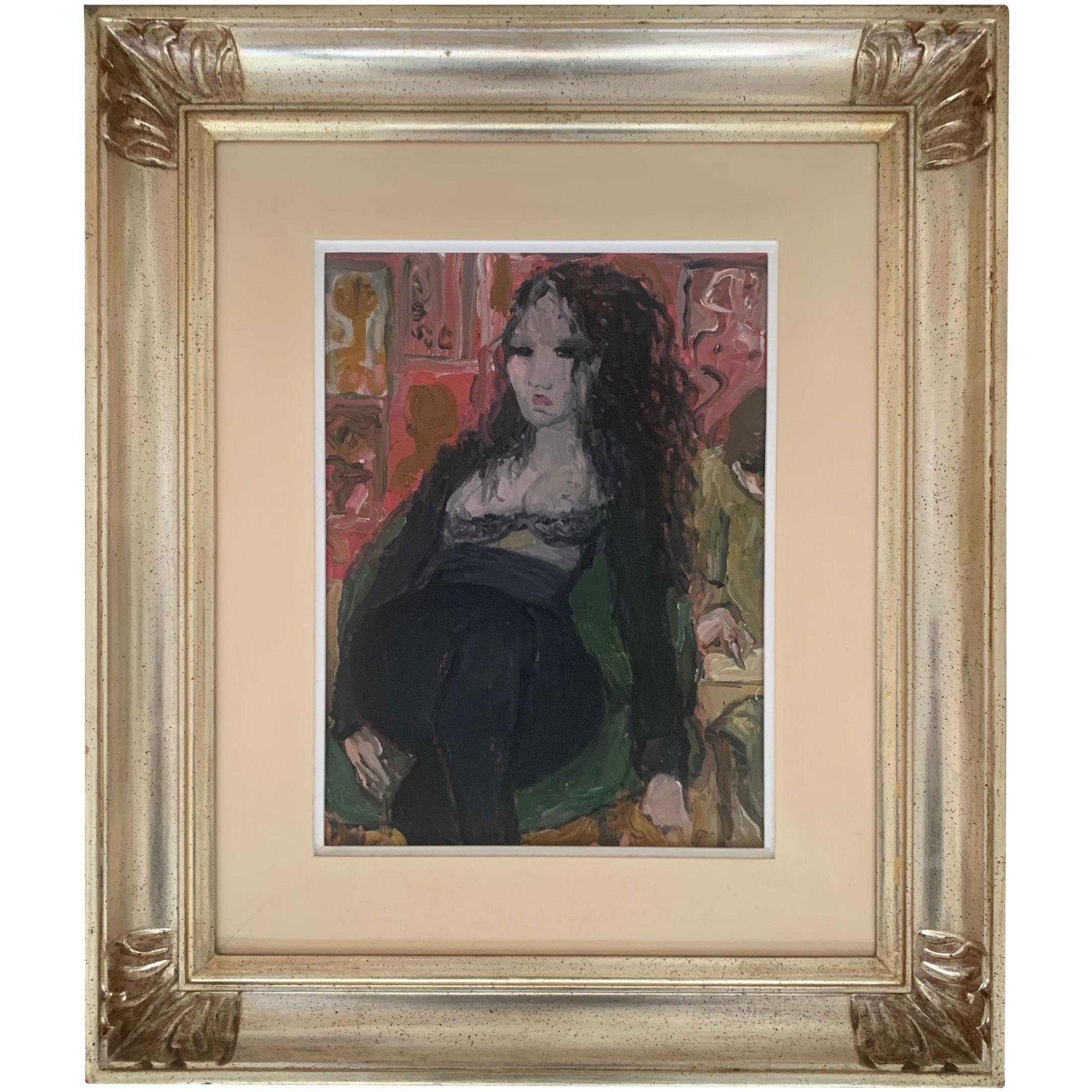 Bruno Paoli In The Study By Bruno Paoli Figurative Painting For