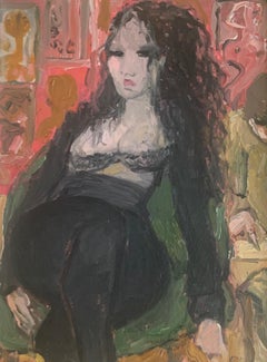 In The Study von Bruno Paoli – Figurative Malerei