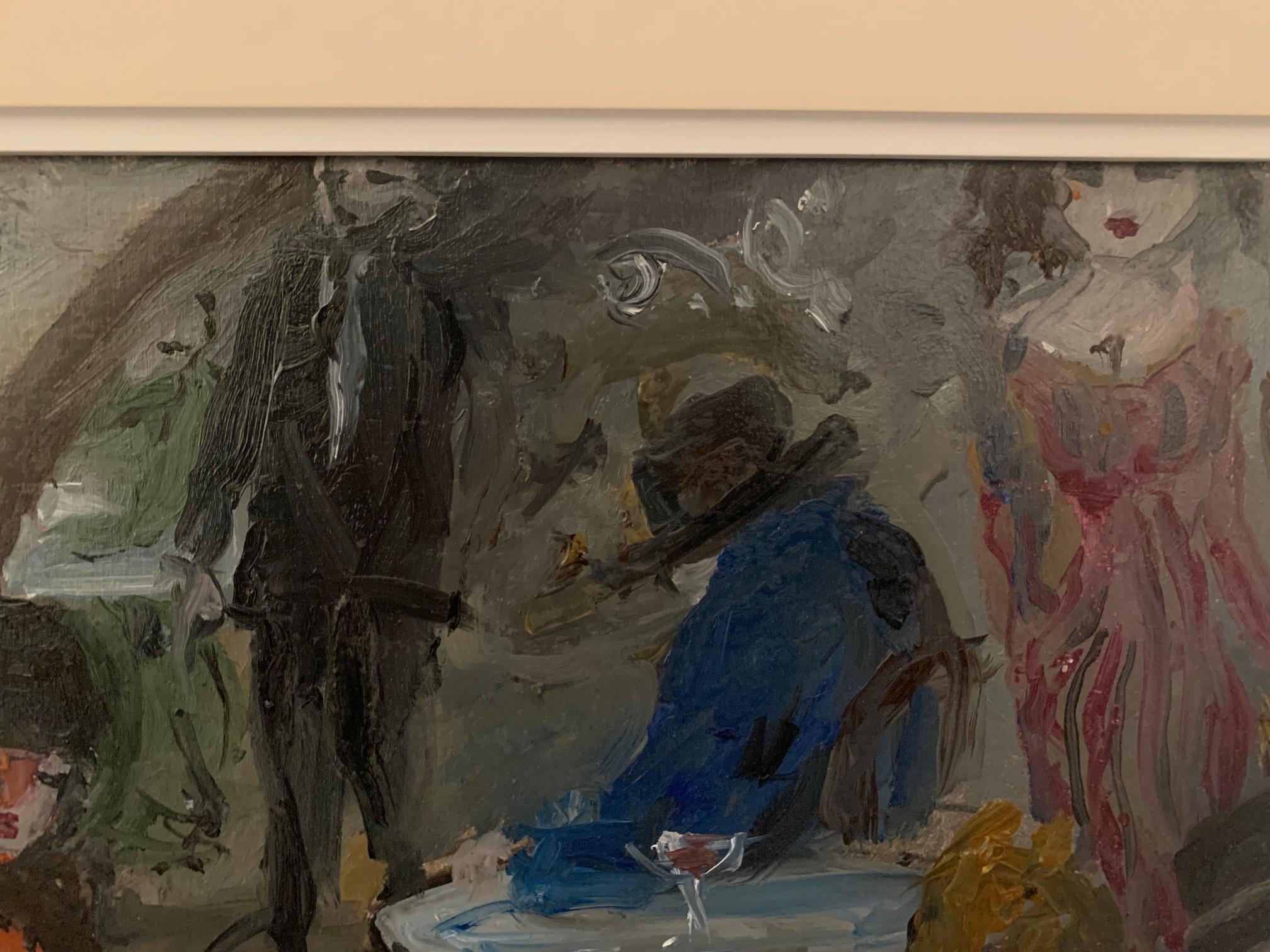 Interno di Bruno Paoli - Pittura figurativa in vendita 4