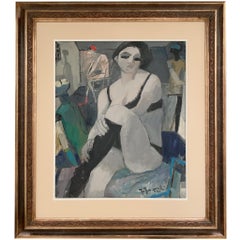 Inside With Characters By Bruno Paoli - Figurative Painting