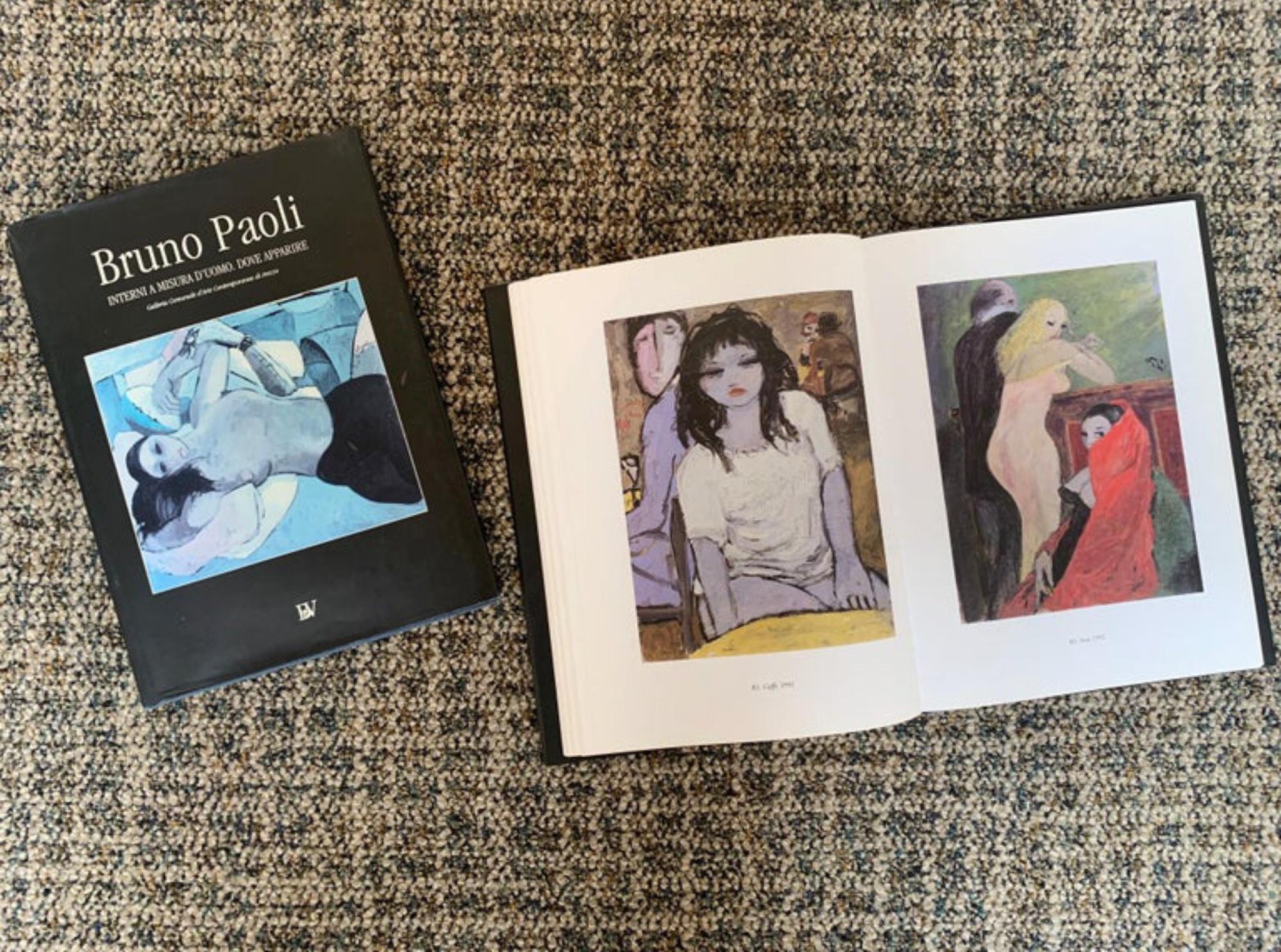 Interior Con Personajes De Bruno Paoli - Pintura Figurativa en venta 8