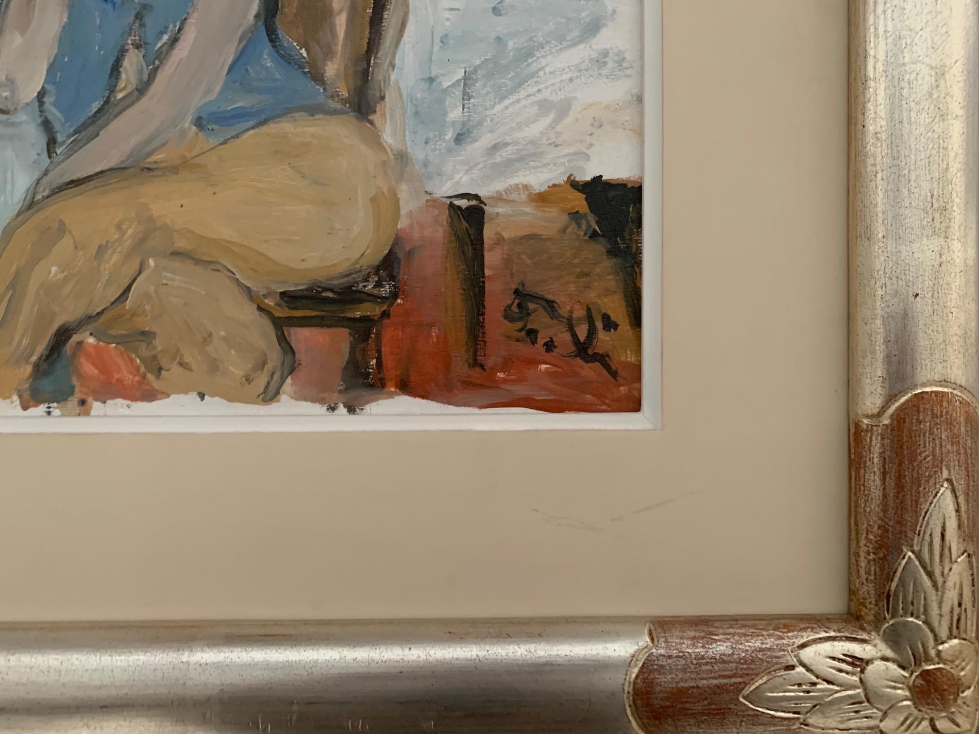 Interior De Bruno Paoli - Pintura Figurativa en venta 4
