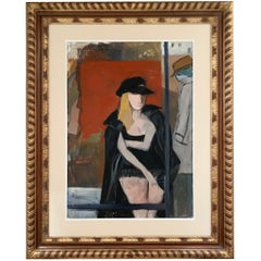 Intérieur par Bruno Paoli - Peinture figurative